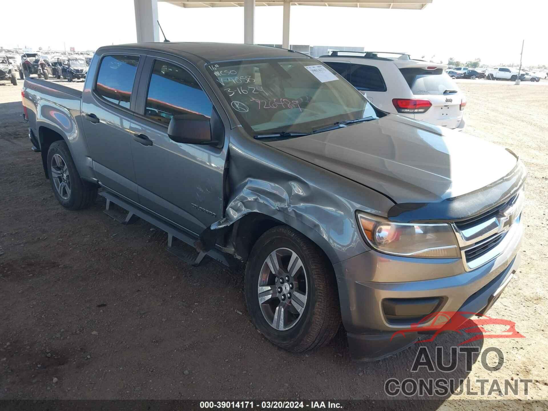 CHEVROLET COLORADO 2018 - 1GCGTBEN4J1274058