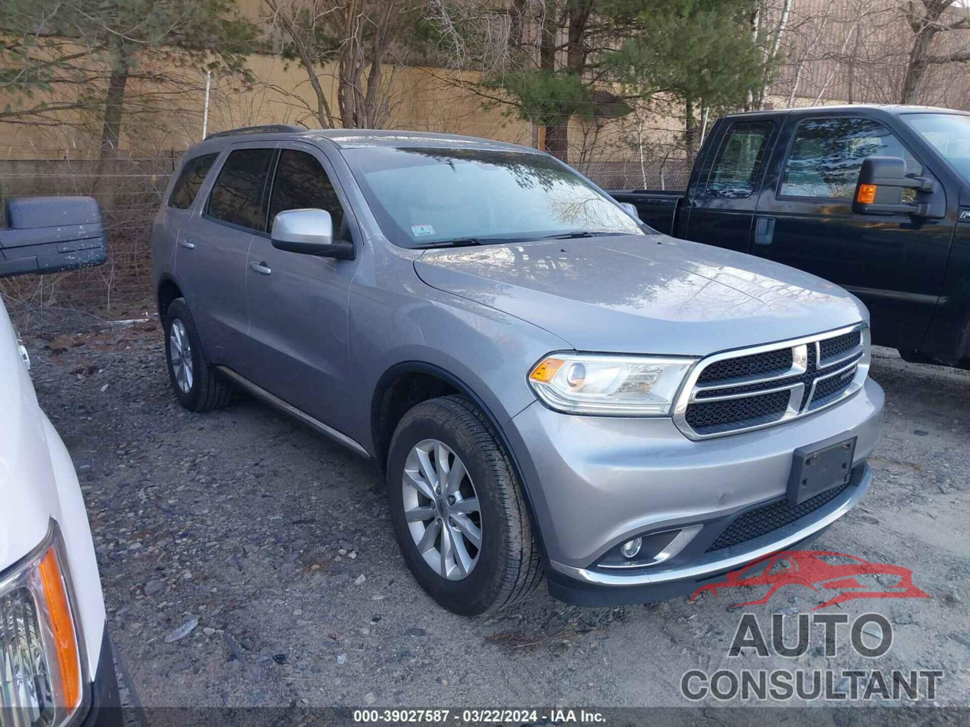 DODGE DURANGO 2019 - 1C4RDJAG5KC744420