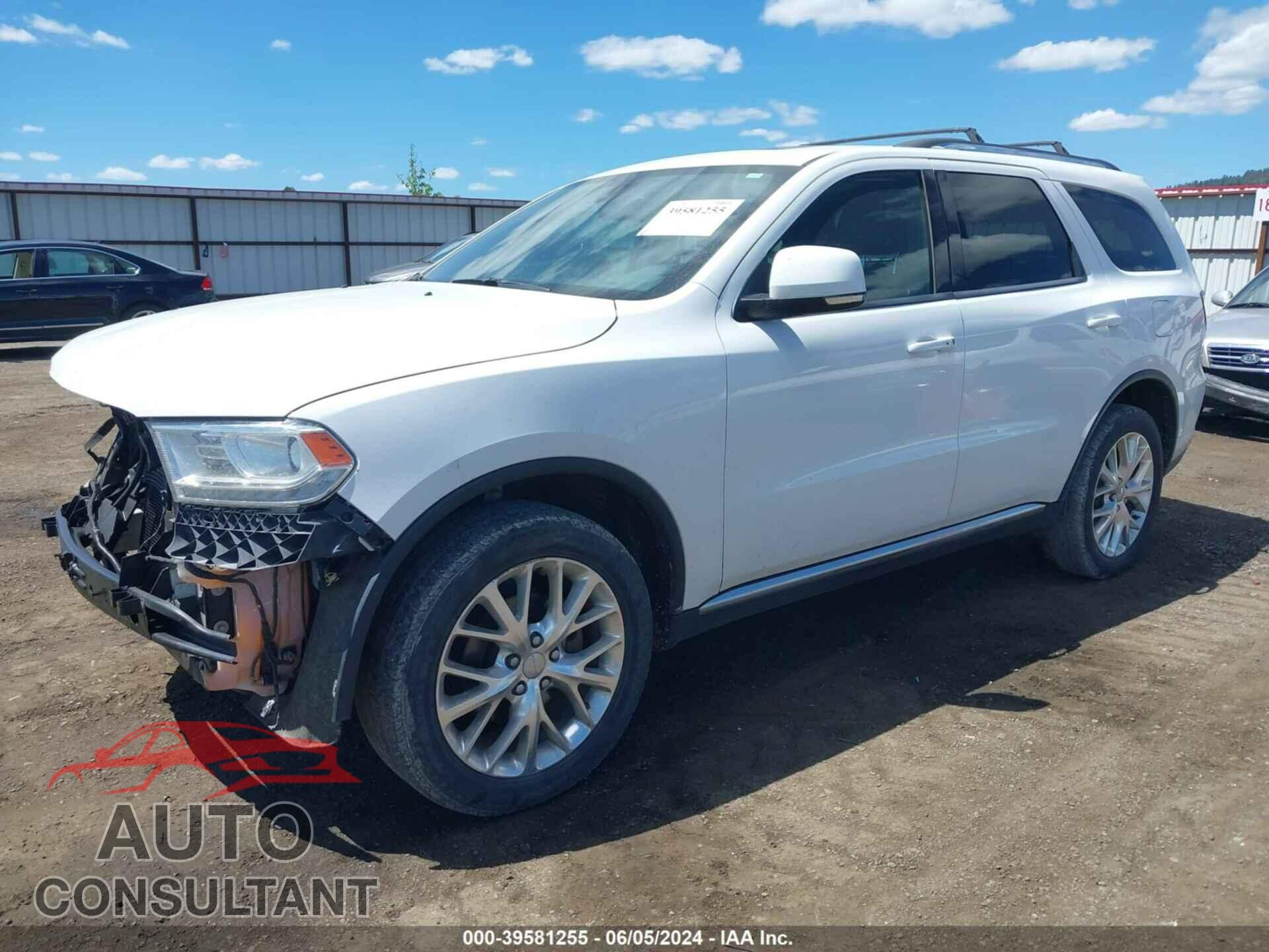 DODGE DURANGO 2016 - 1C4RDJDGXGC394611