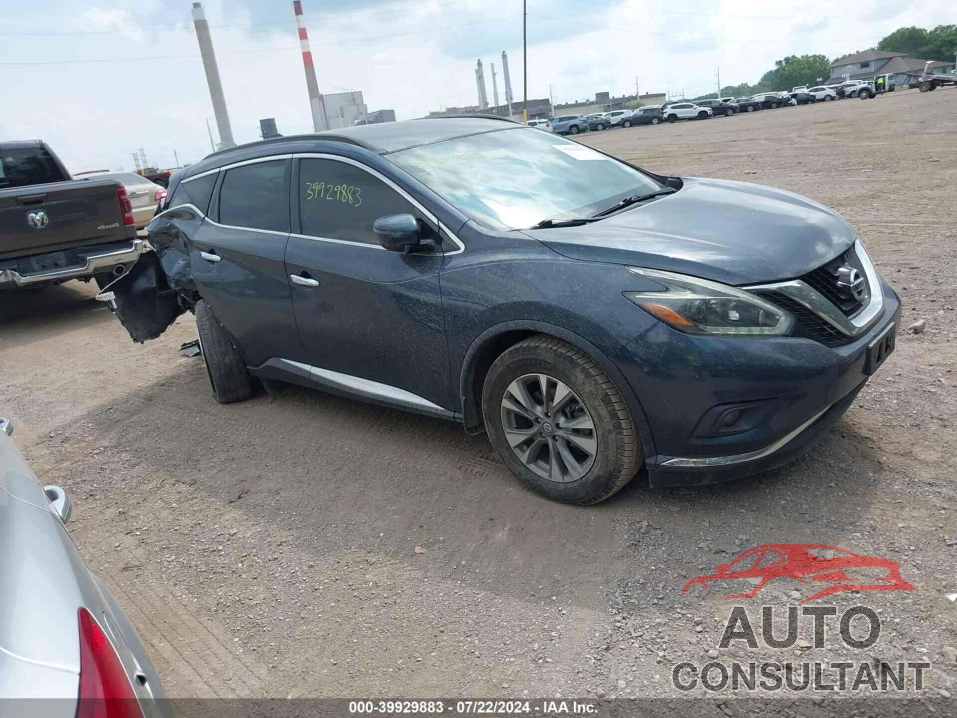 NISSAN MURANO 2018 - 5N1AZ2MG7JN143010