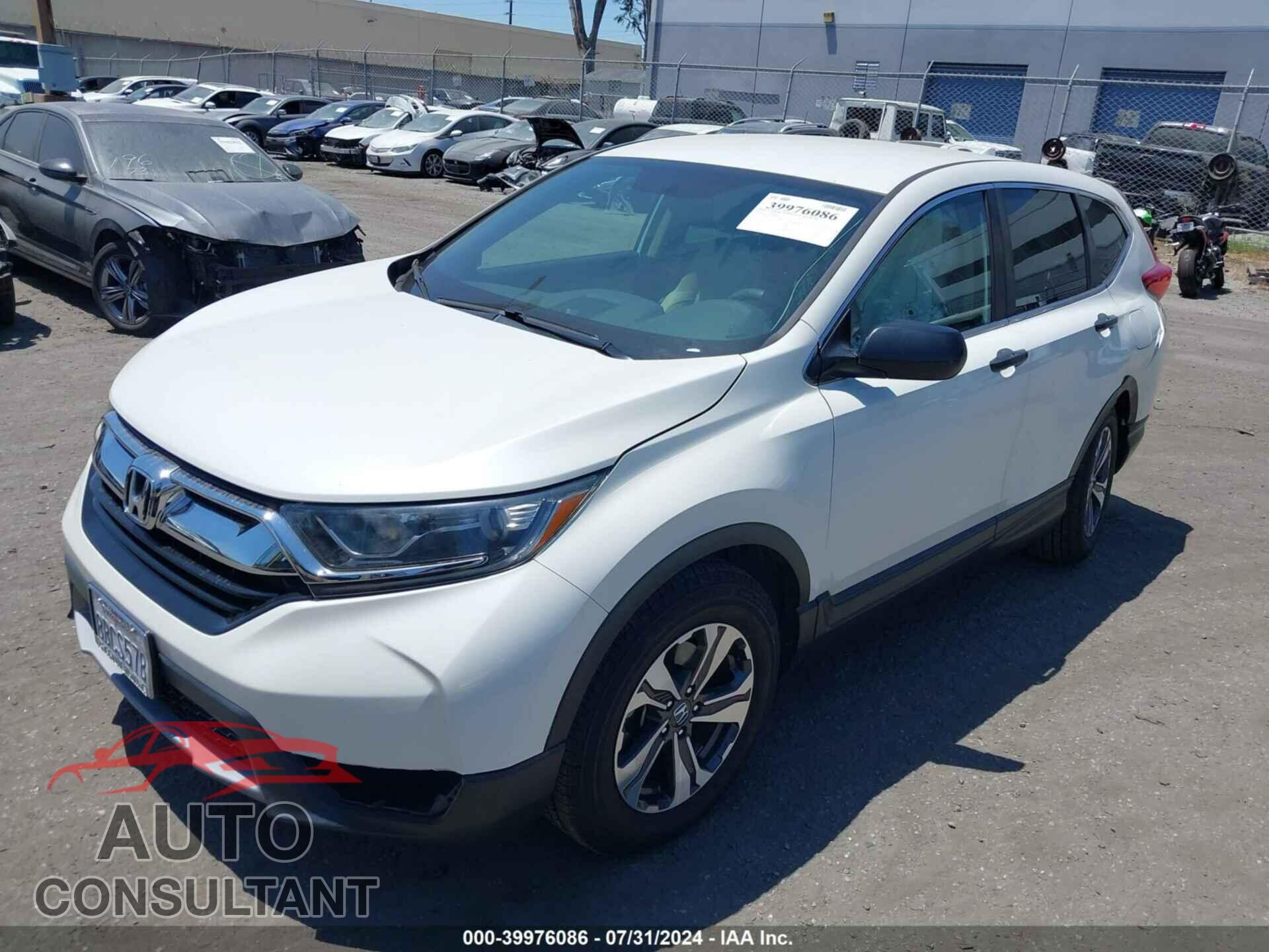 HONDA CR-V 2017 - 5J6RW5H31HL006492