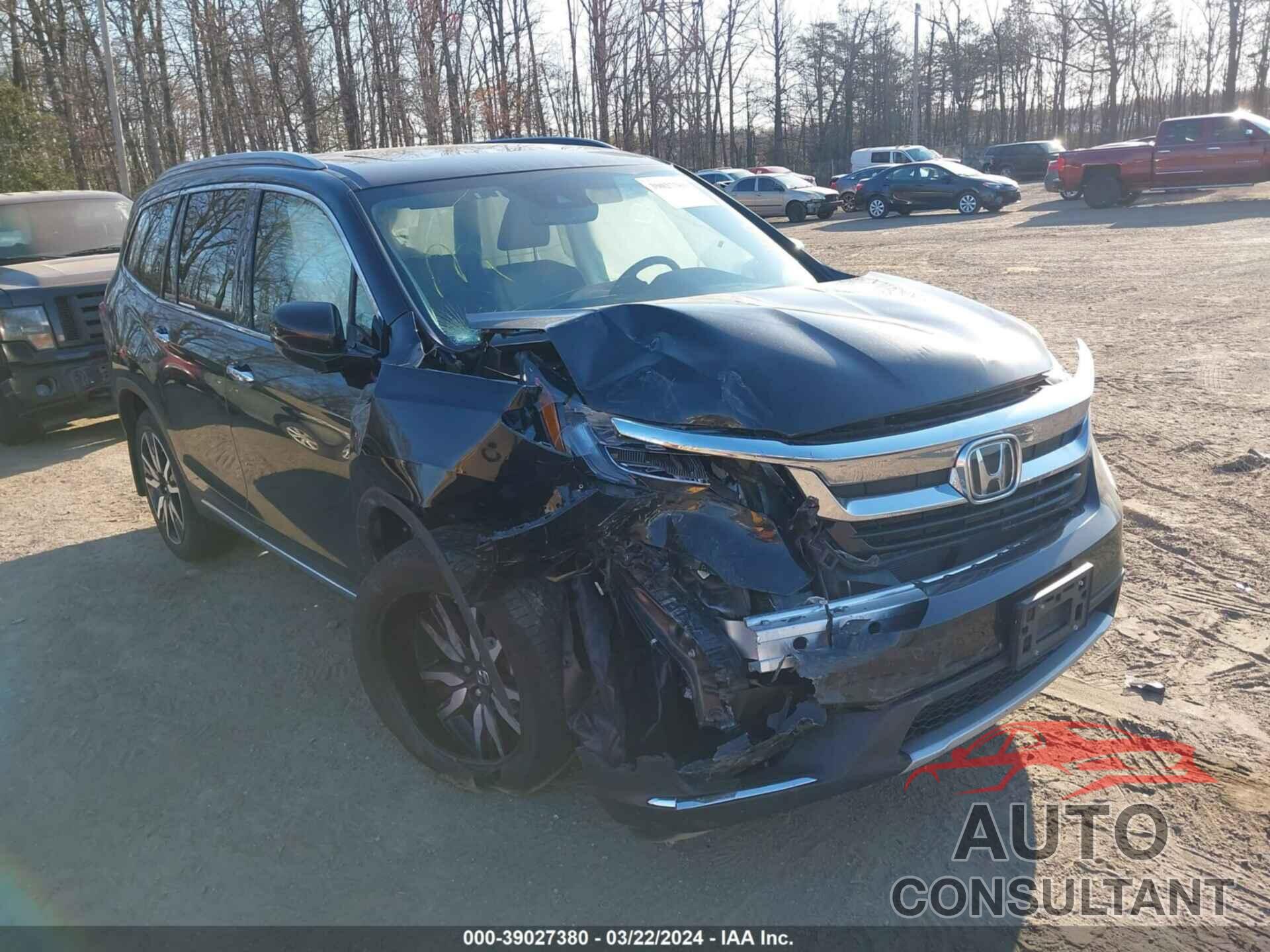 HONDA PILOT 2019 - 5FNYF6H63KB055026