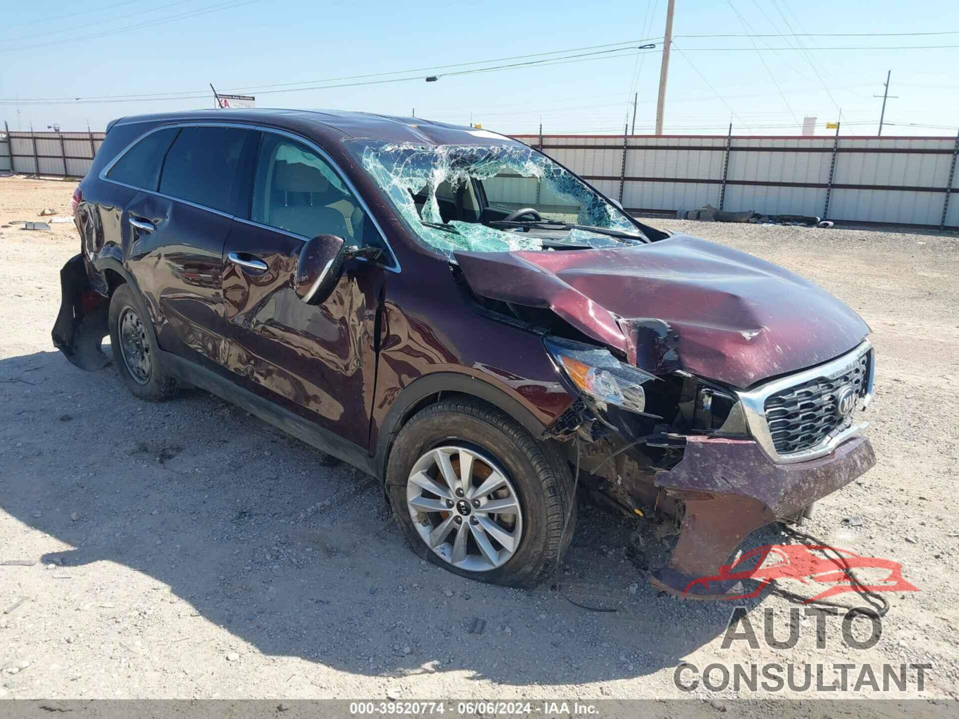 KIA SORENTO 2020 - 5XYPG4A37LG648783