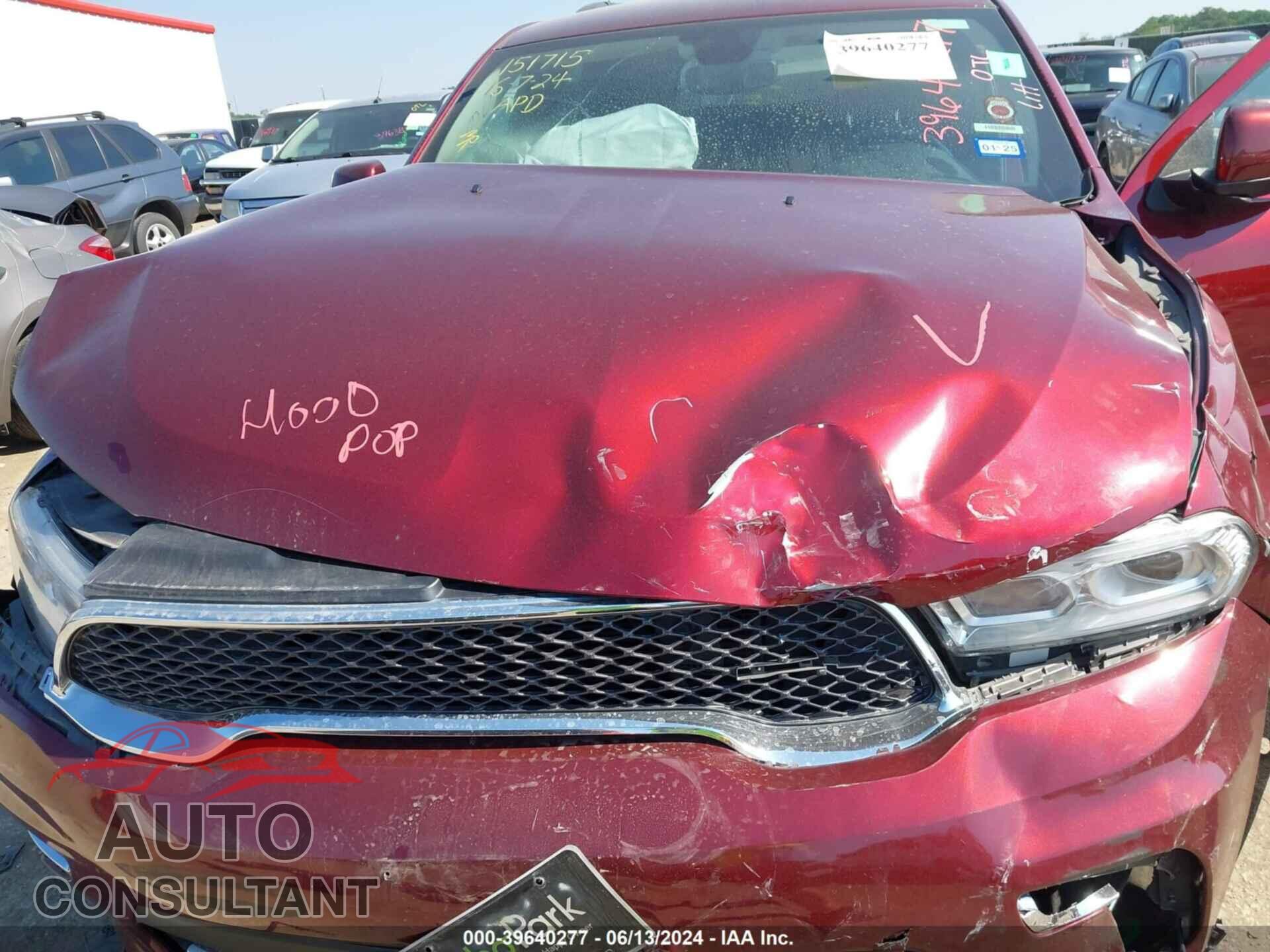 DODGE DURANGO 2021 - 1C4RDHAG5MC553821