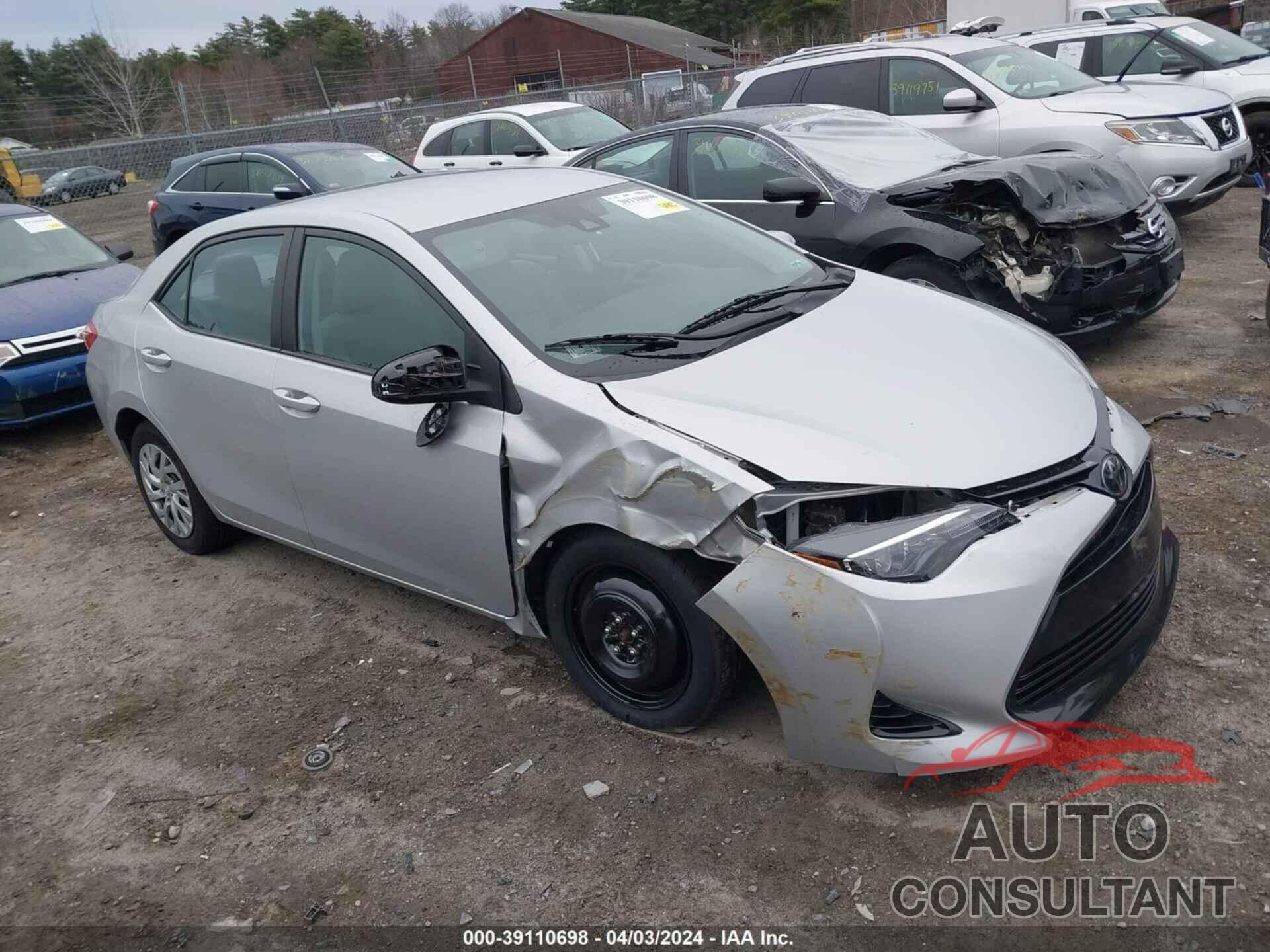 TOYOTA COROLLA 2018 - 2T1BURHEXJC066886