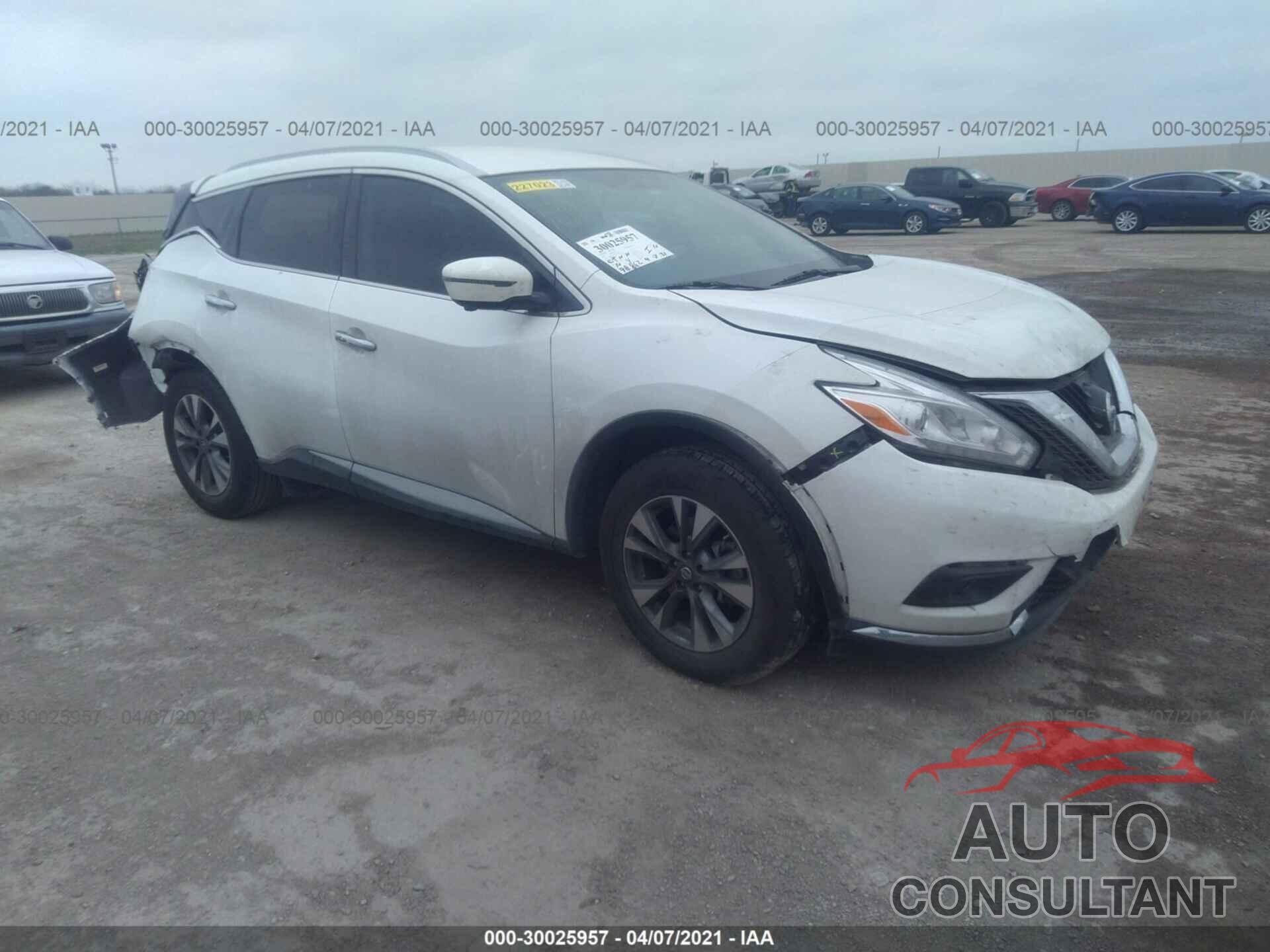 NISSAN MURANO 2016 - 5N1AZ2MGXGN104100