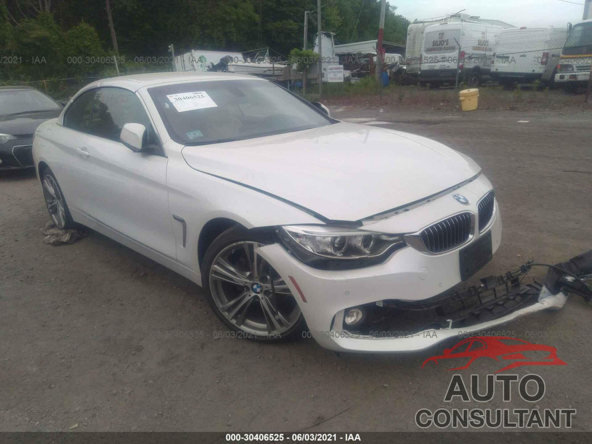 BMW 4 SERIES 2017 - WBA4U9C54H5D43619