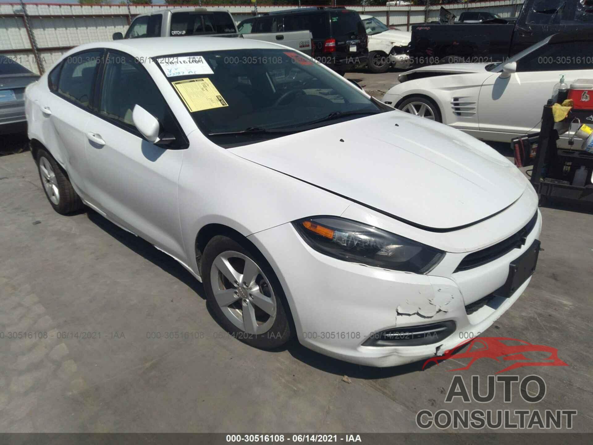 DODGE DART 2016 - 1C3CDFBB3GD538346