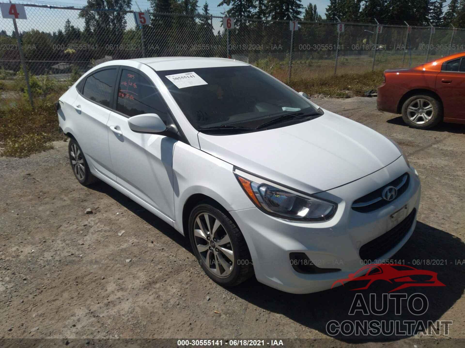HYUNDAI ACCENT 2017 - KMHCT4AEXHU282668