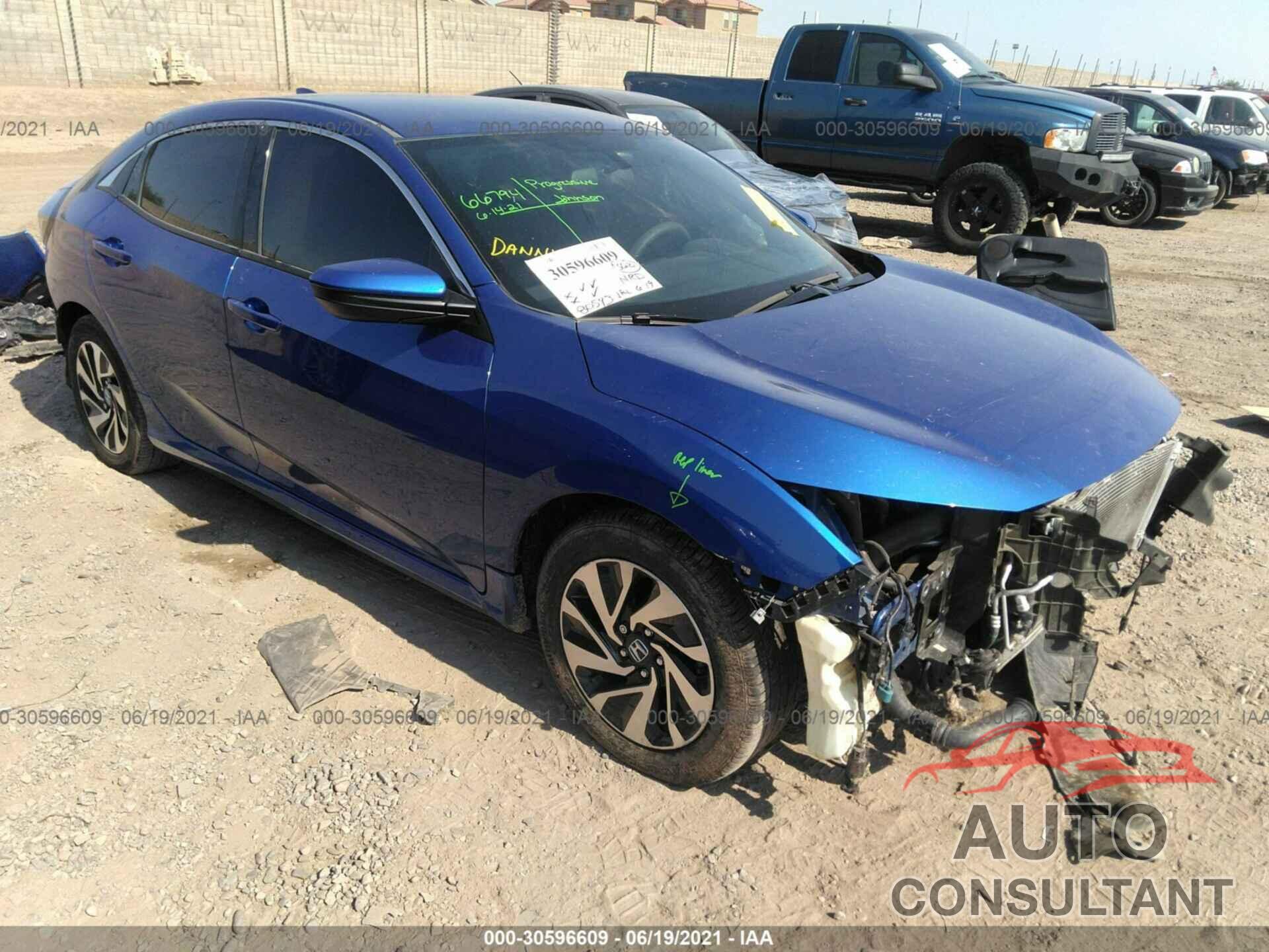 HONDA CIVIC HATCHBACK 2018 - SHHFK7H26JU231375