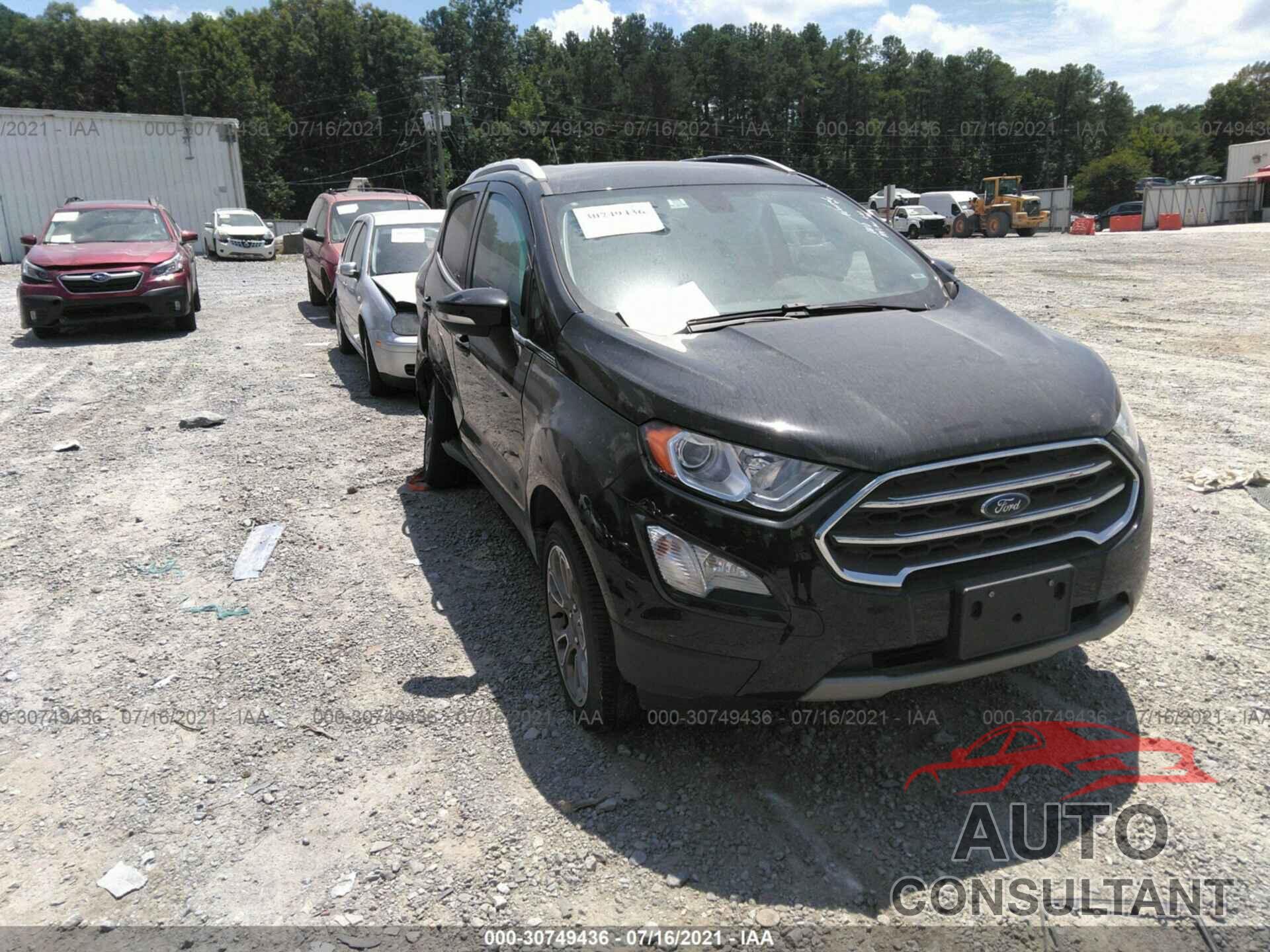 FORD ECOSPORT 2020 - MAJ6S3KL5LC322350