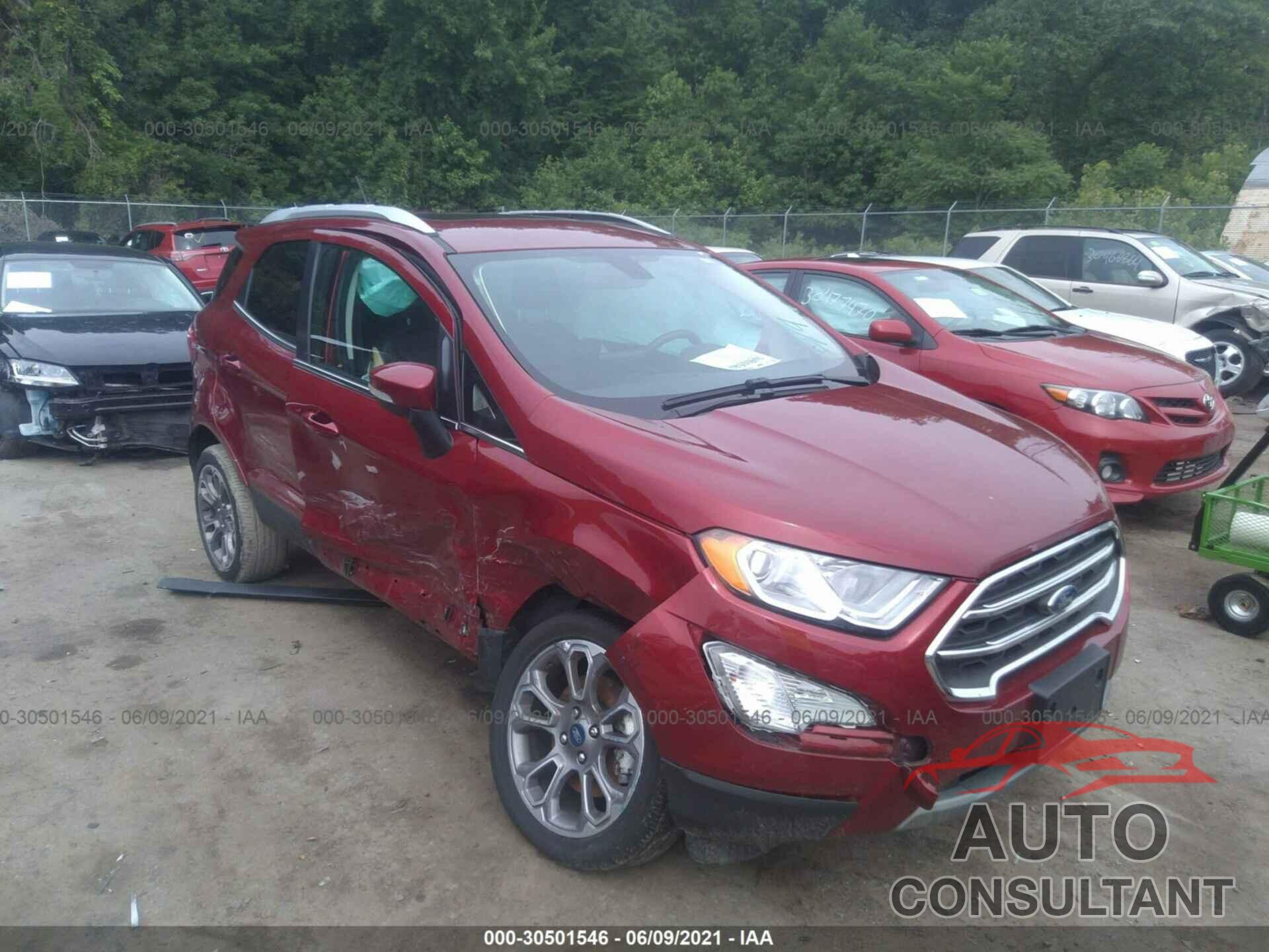 FORD ECOSPORT 2019 - MAJ6S3KL9KC310717