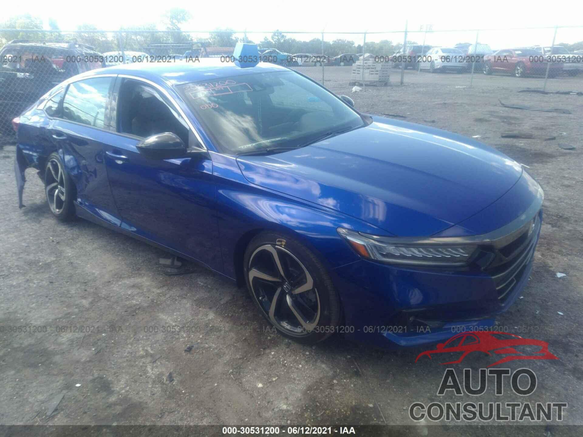 HONDA ACCORD SEDAN 2021 - 1HGCV1F32MA070039