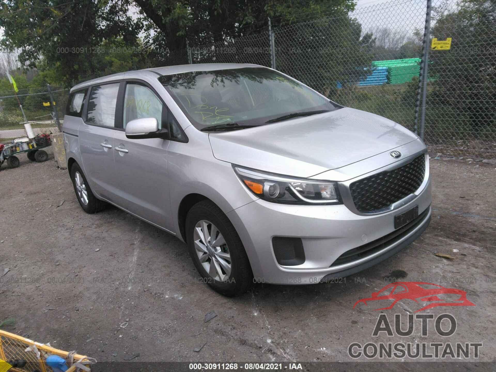 KIA SEDONA 2016 - KNDMA5C13G6120348