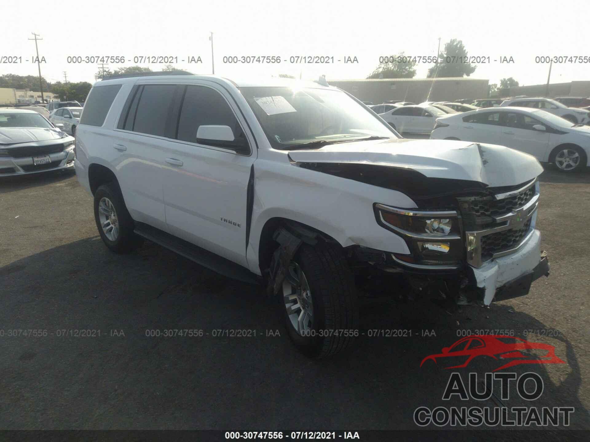 CHEVROLET TAHOE 2019 - 1GNSCAKC4KR386456