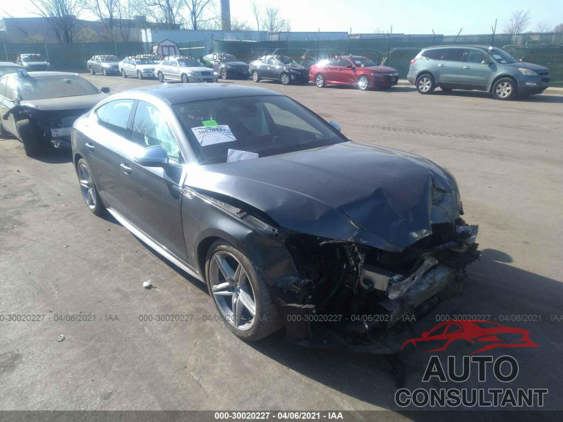 AUDI S5 SPORTBACK 2018 - WAUC4CF5XJA014342