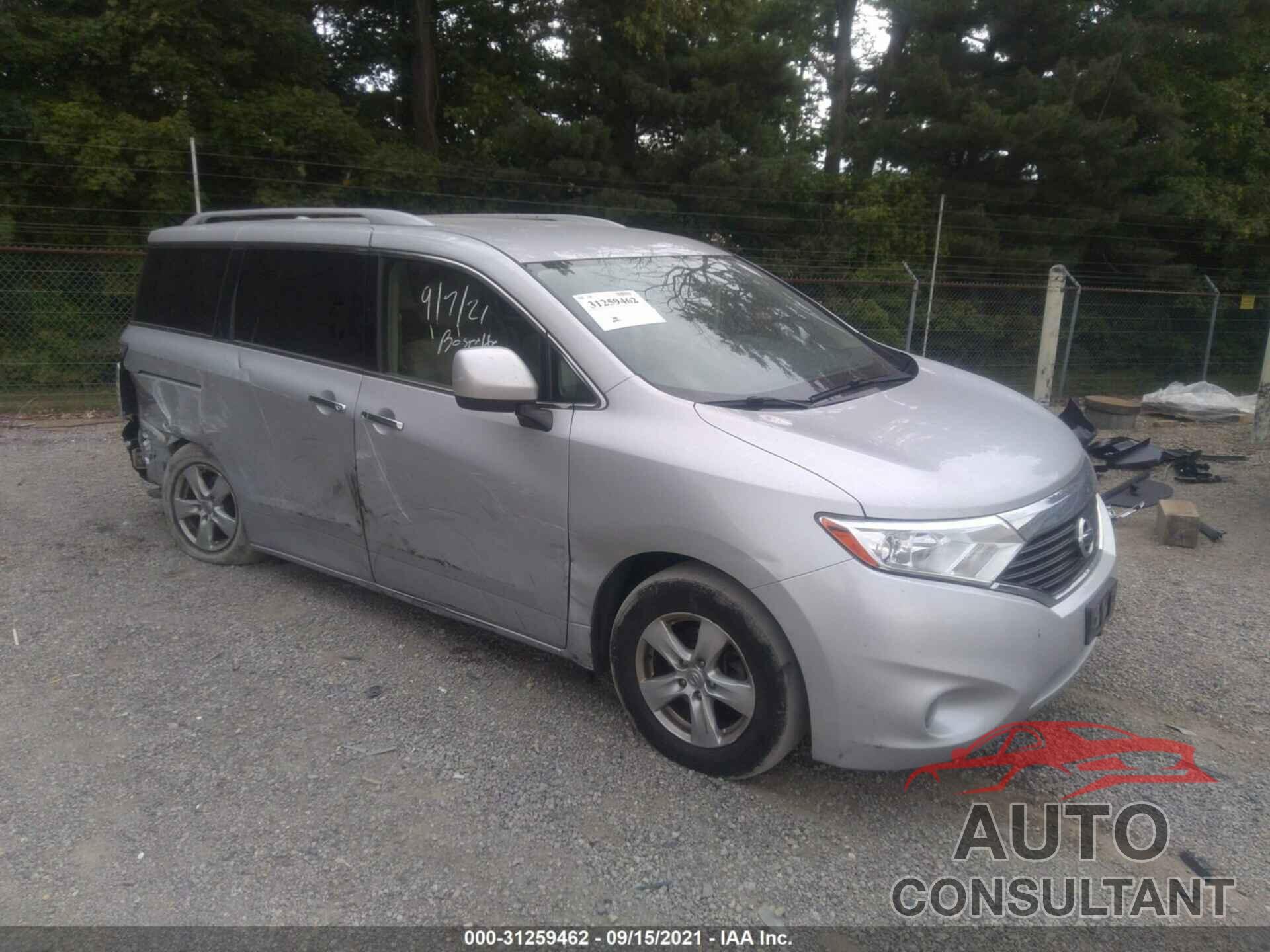 NISSAN QUEST 2016 - JN8AE2KP3G9156958