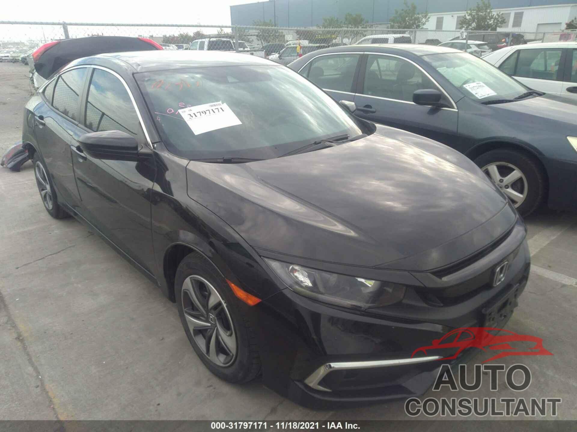 HONDA CIVIC SEDAN 2019 - 19XFC2F65KE202254