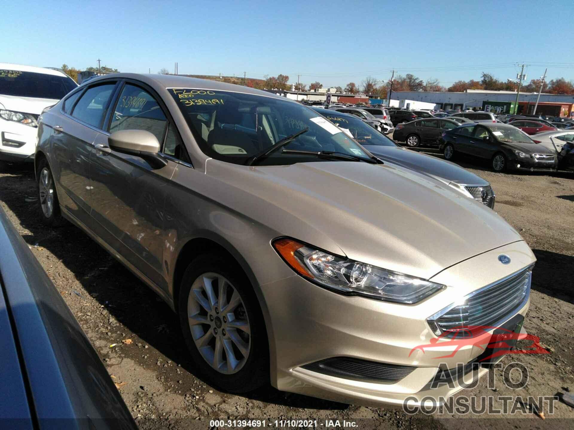 FORD FUSION 2017 - 3FA6P0H76HR320271