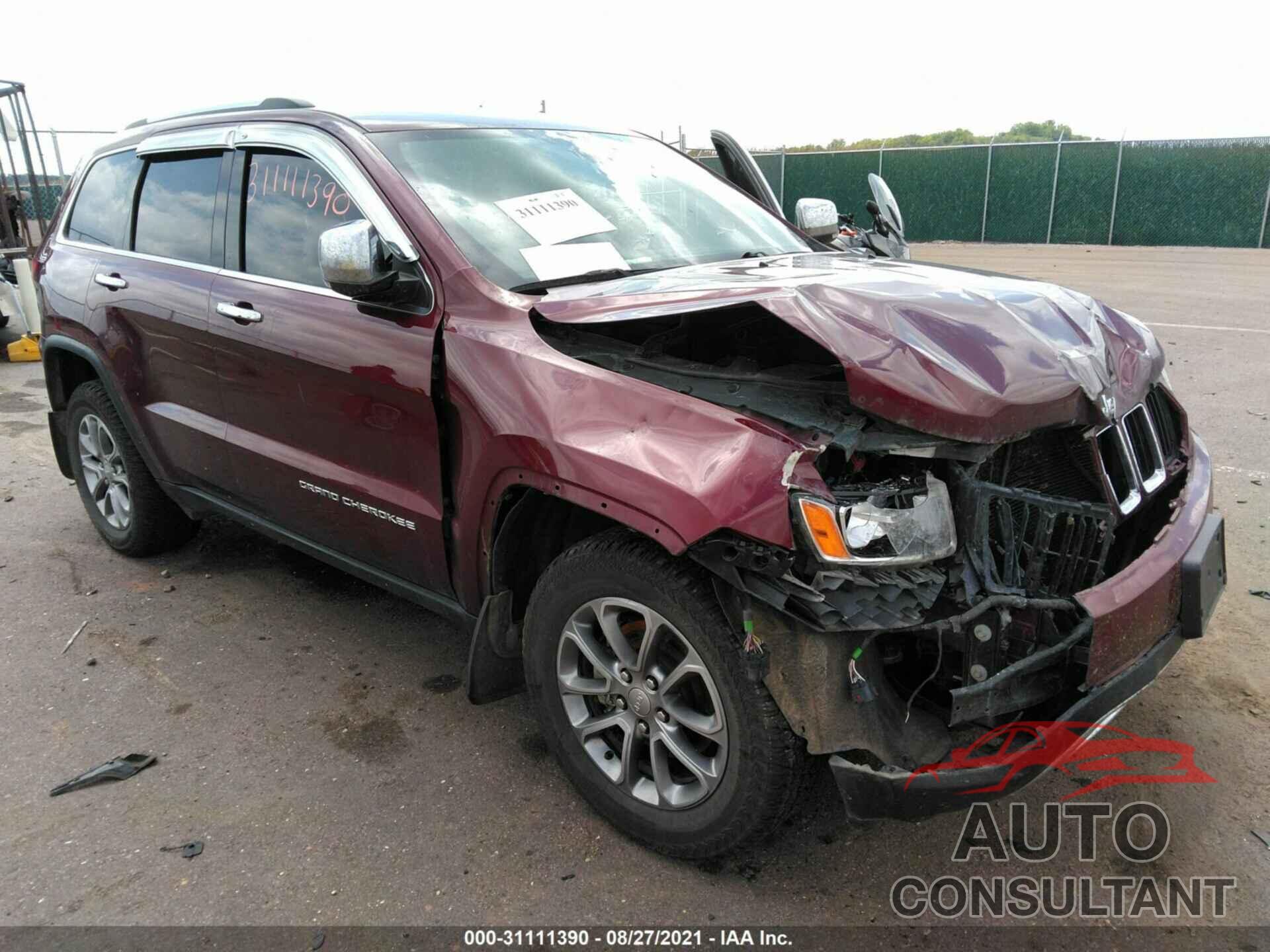 JEEP GRAND CHEROKEE 2016 - 1C4RJFBG4GC338947