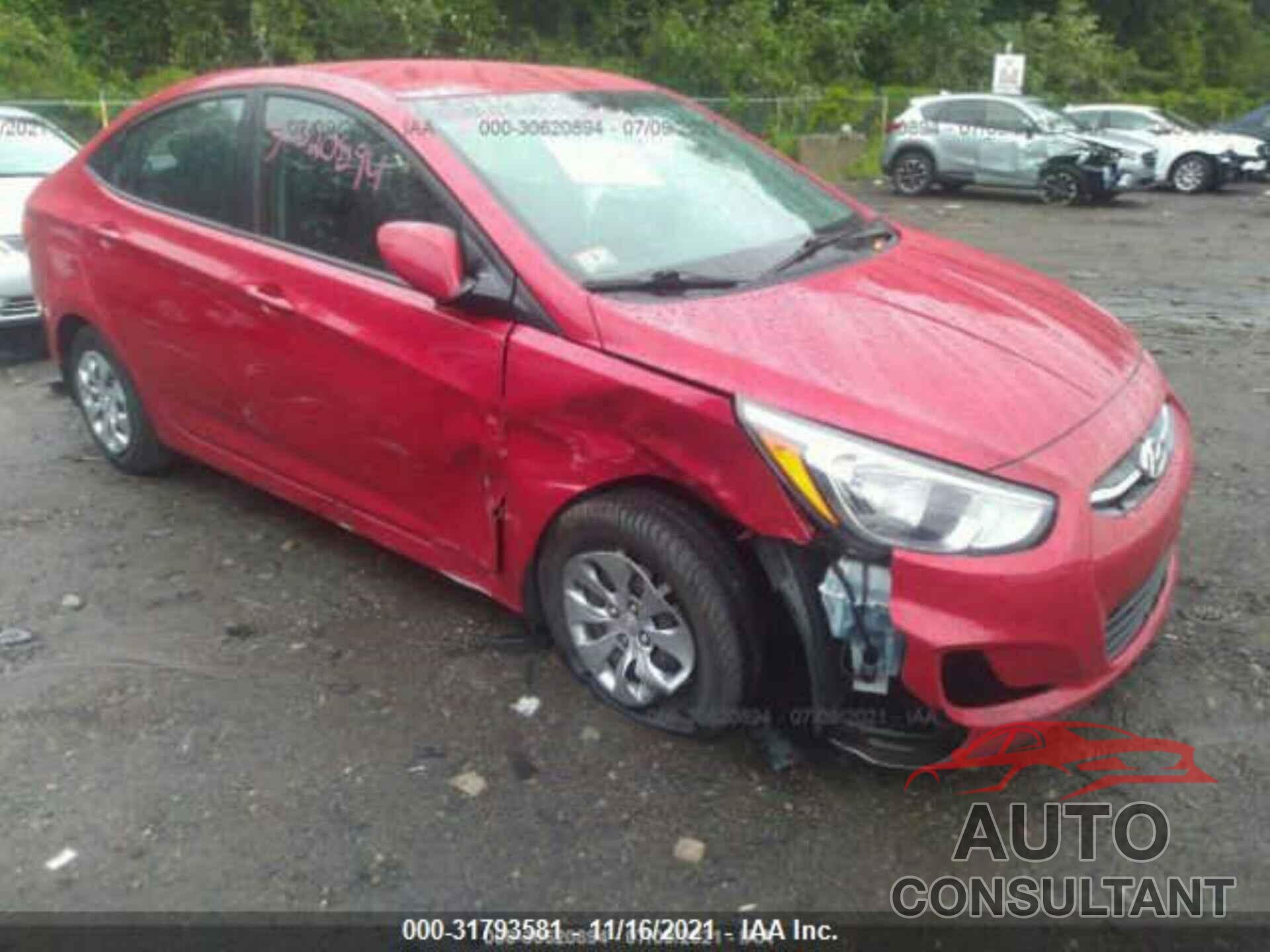 HYUNDAI ACCENT 2016 - KMHCT4AE7GU027233