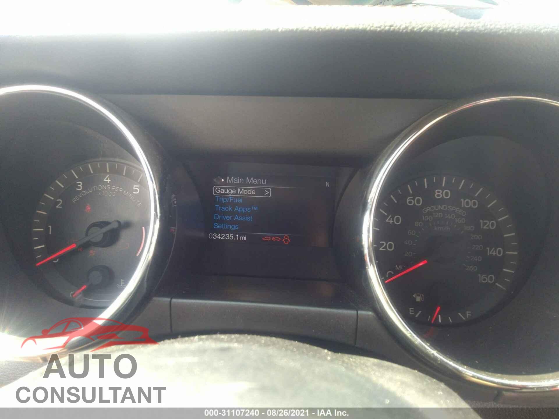 FORD MUSTANG 2016 - 1FA6P8CFXG5289668