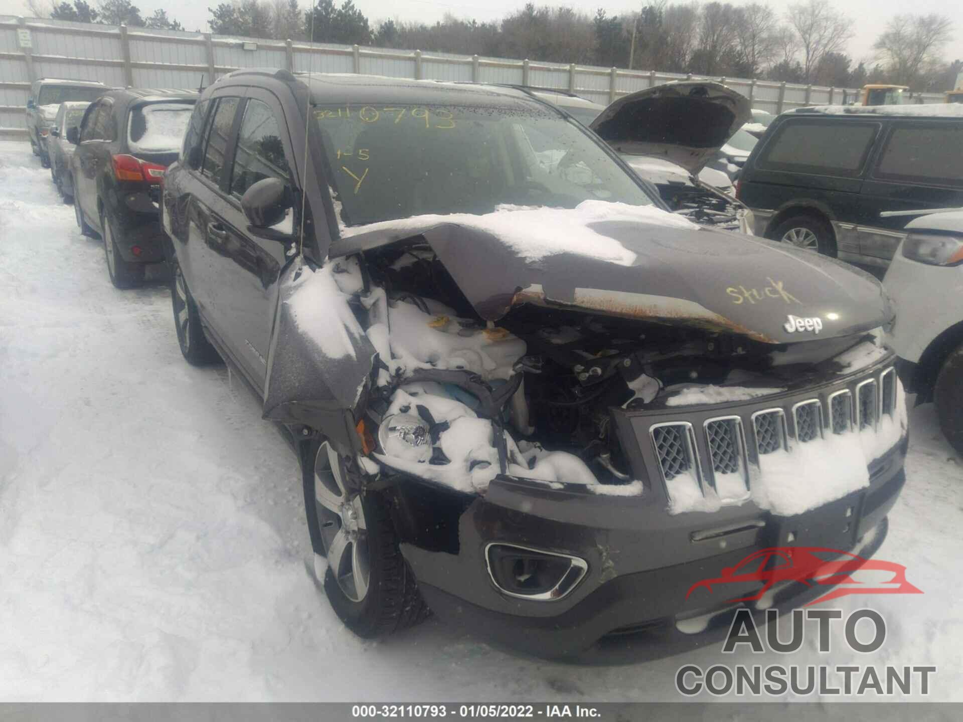JEEP COMPASS 2017 - 1C4NJDEB3HD153416