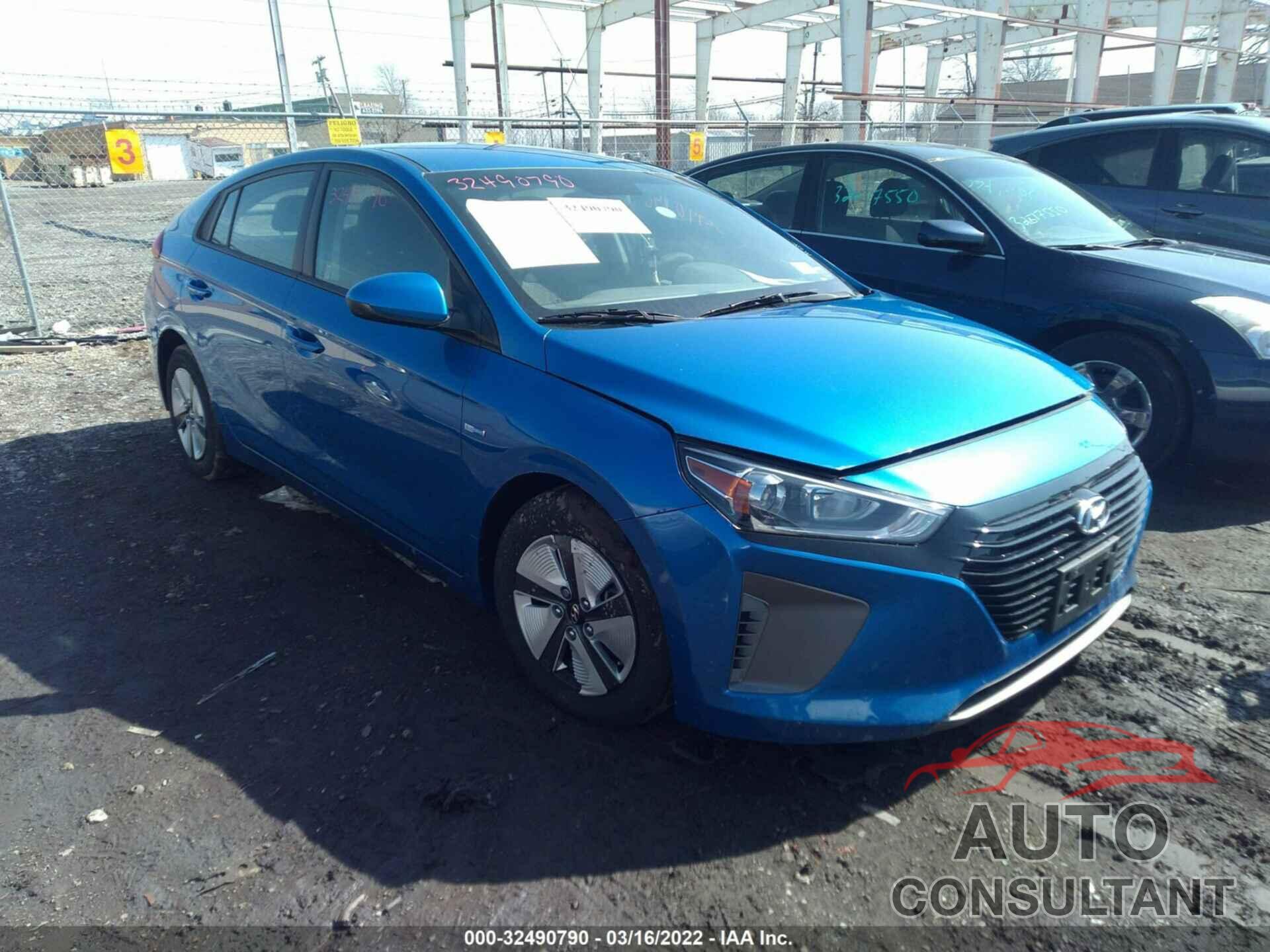 HYUNDAI IONIQ HYBRID 2018 - KMHC65LC6JU102746