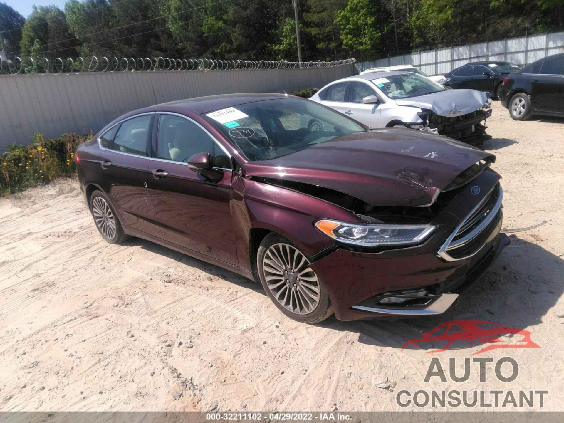FORD FUSION 2017 - 3FA6P0K9XHR132542