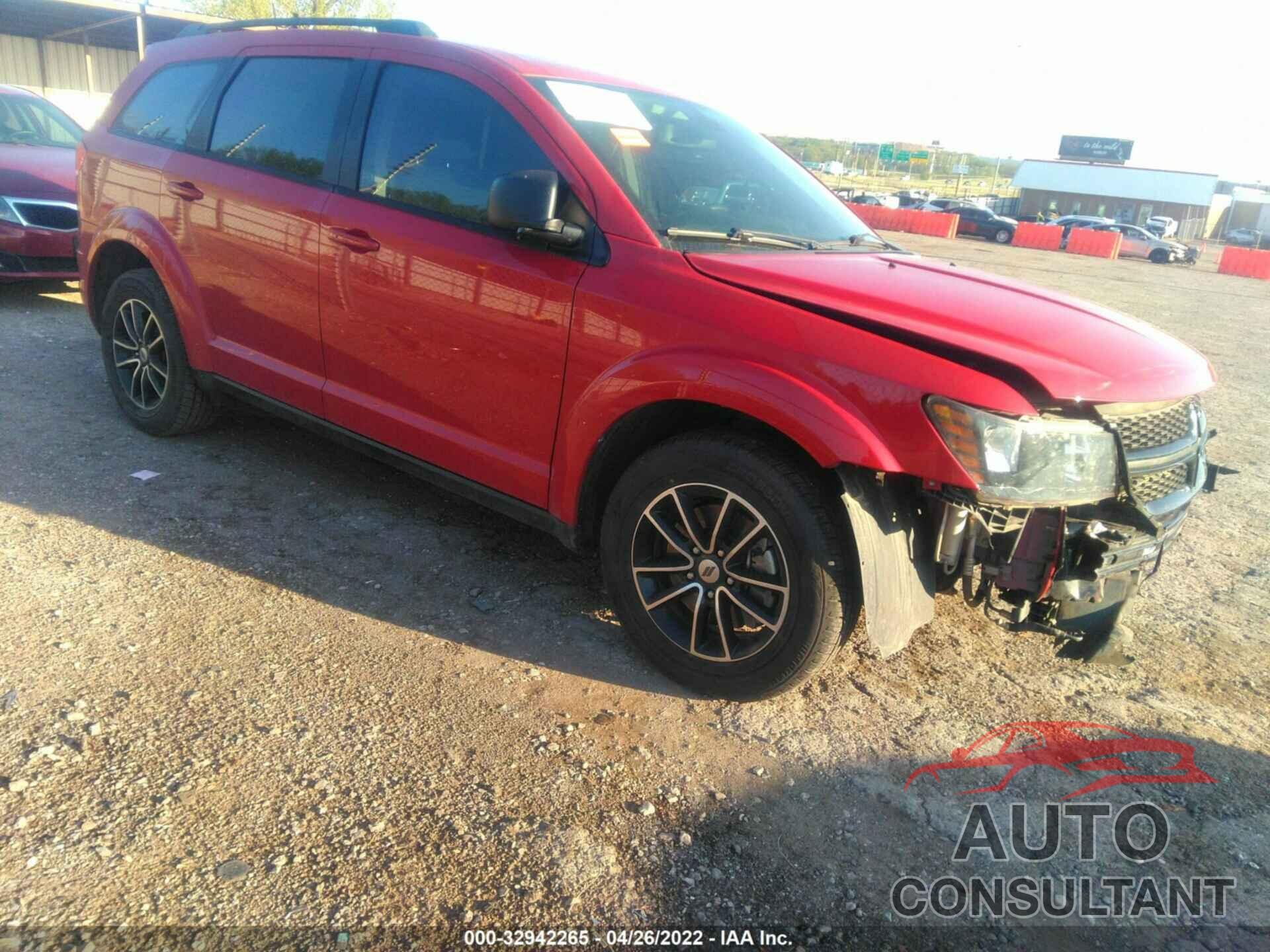DODGE JOURNEY 2018 - 3C4PDCAB6JT533107