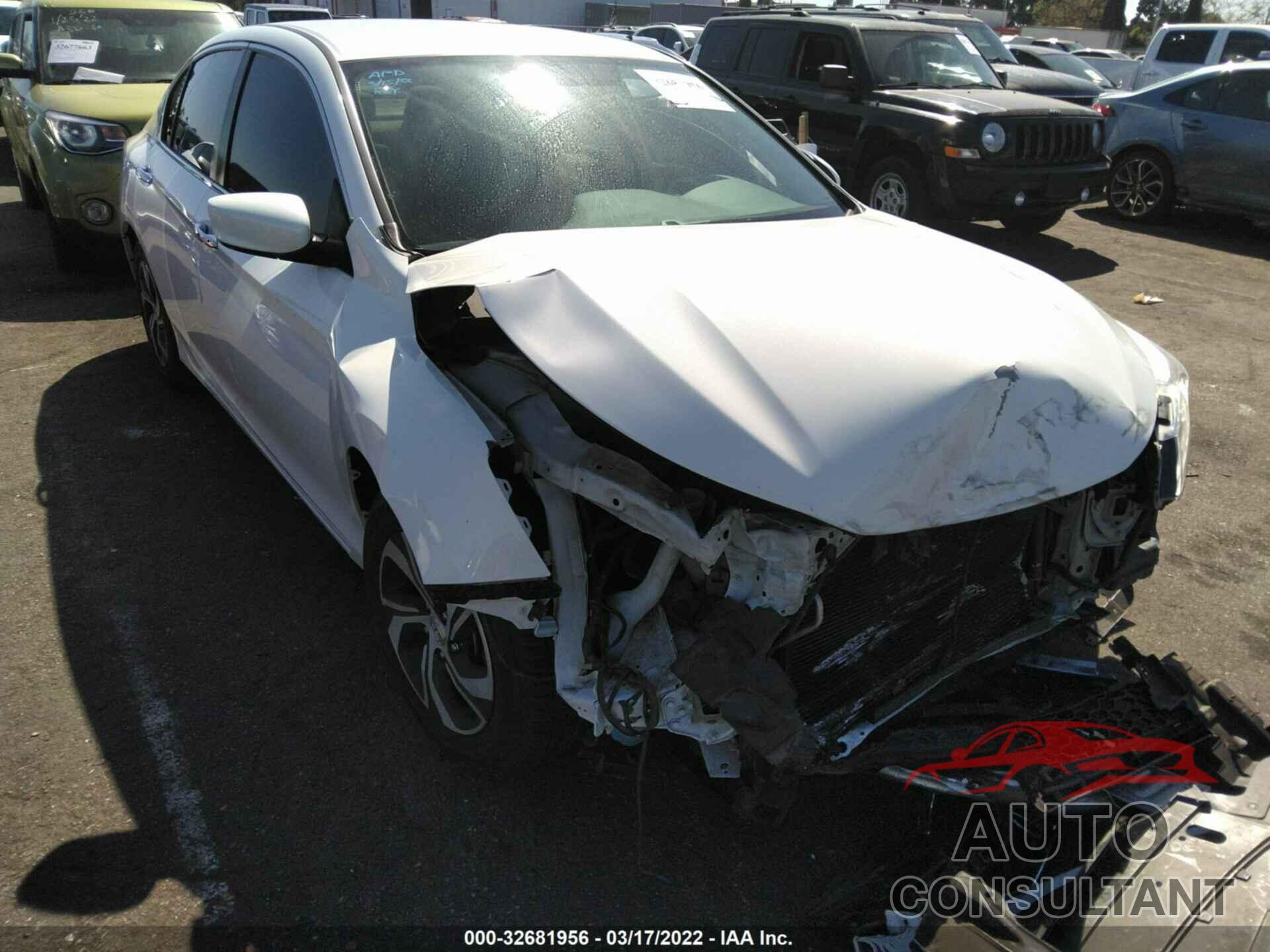 HONDA ACCORD SEDAN 2016 - 1HGCR2F31GA233309