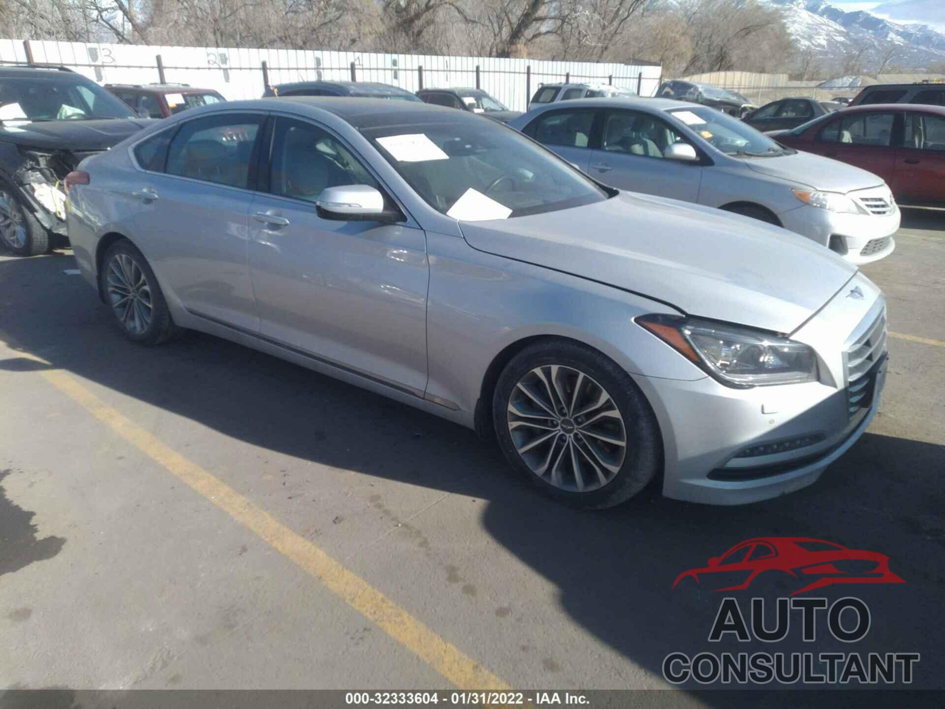 HYUNDAI GENESIS 2016 - KMHGN4JE7GU116490