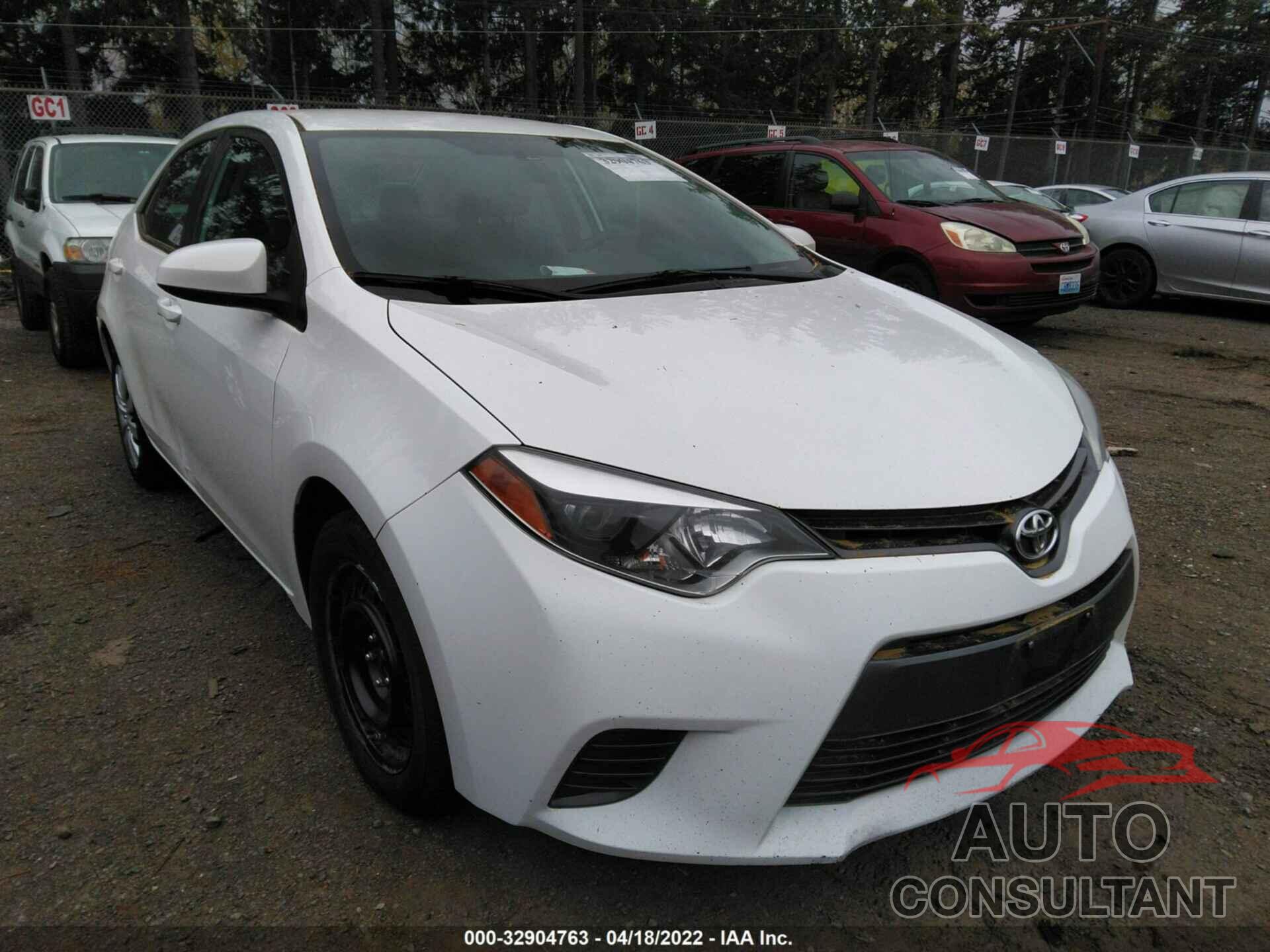 TOYOTA COROLLA 2016 - 2T1BURHE0GC700750