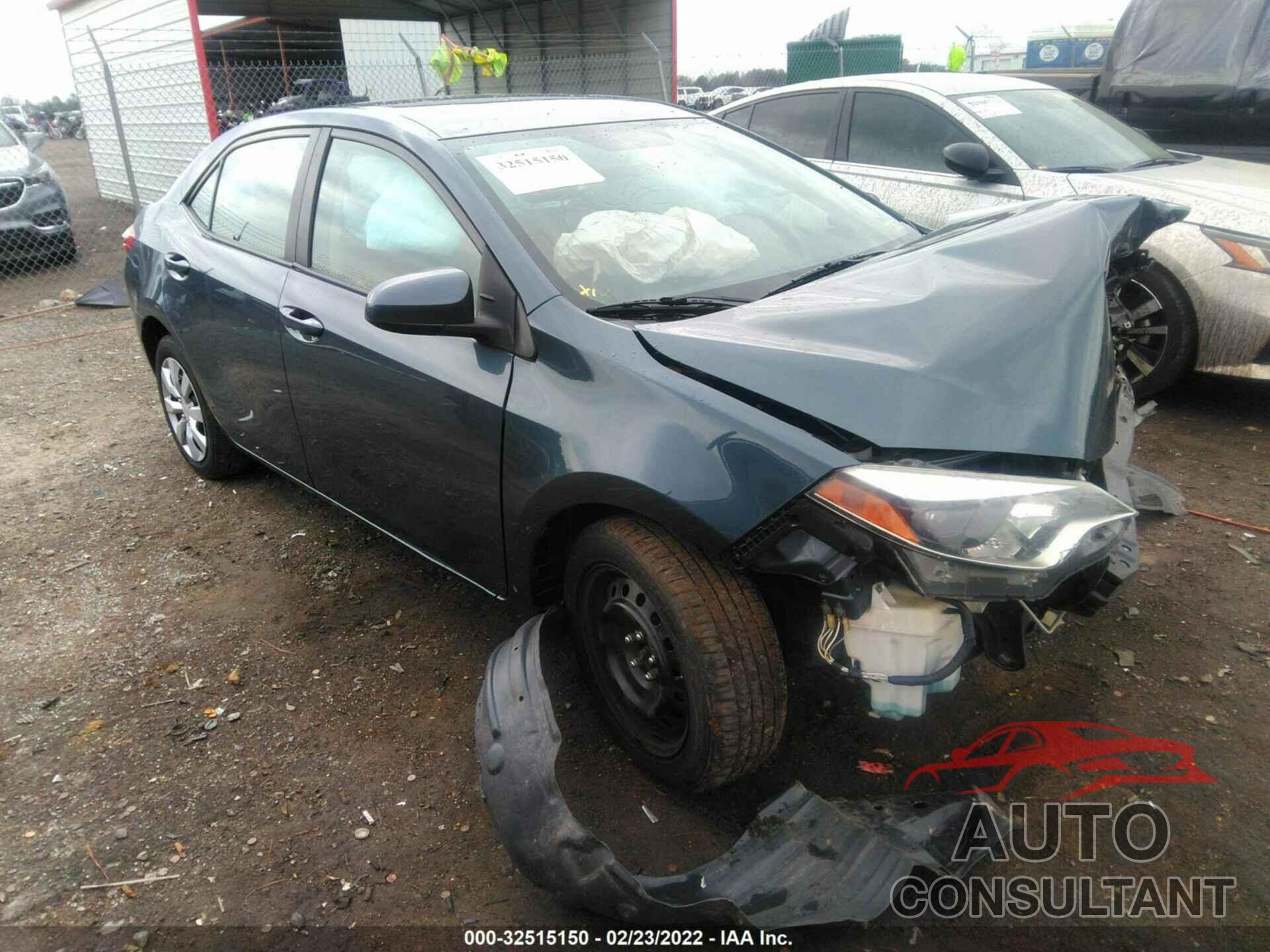TOYOTA COROLLA 2016 - 2T1BURHE6GC512749