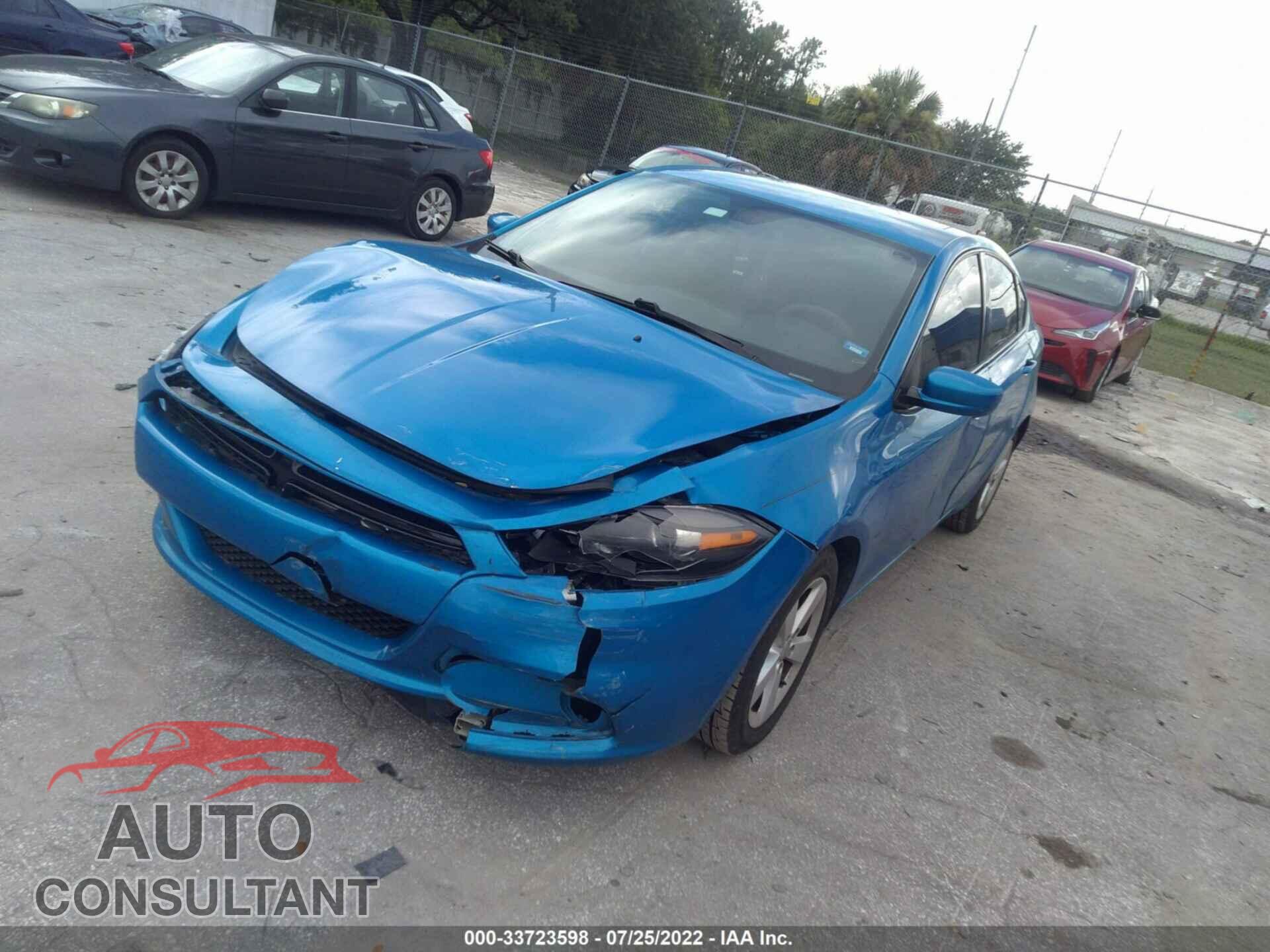 DODGE DART 2016 - 1C3CDFBBXGD564264