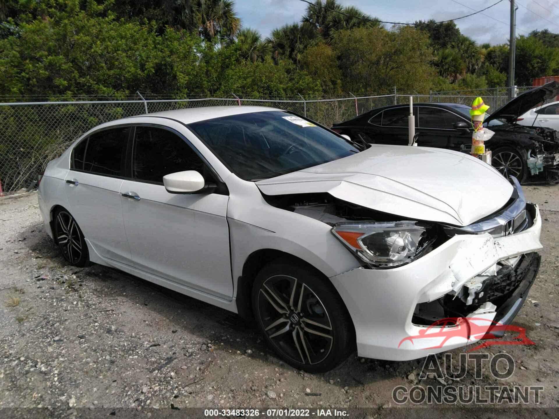 HONDA ACCORD SEDAN 2017 - 1HGCR2F54HA118285