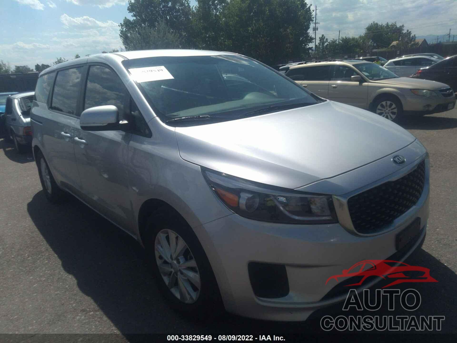 KIA SEDONA 2017 - KNDMB5C14H6242375