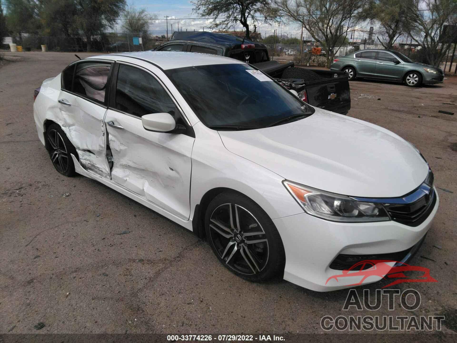 HONDA ACCORD SEDAN 2017 - 1HGCR2F57HA097416