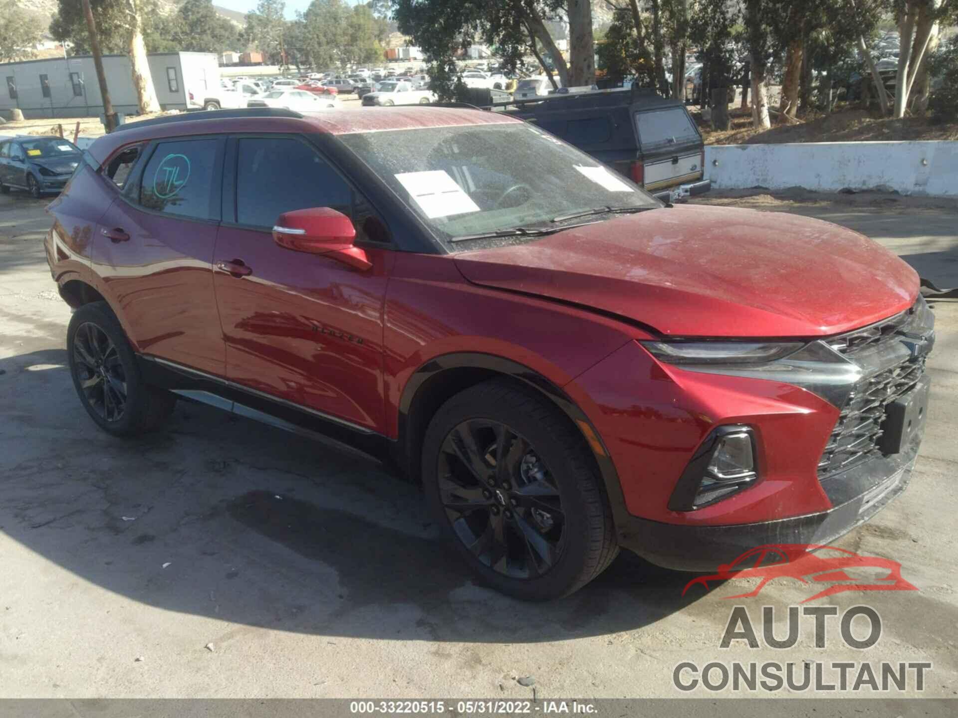 CHEVROLET BLAZER 2021 - 3GNKBERS5MS533715