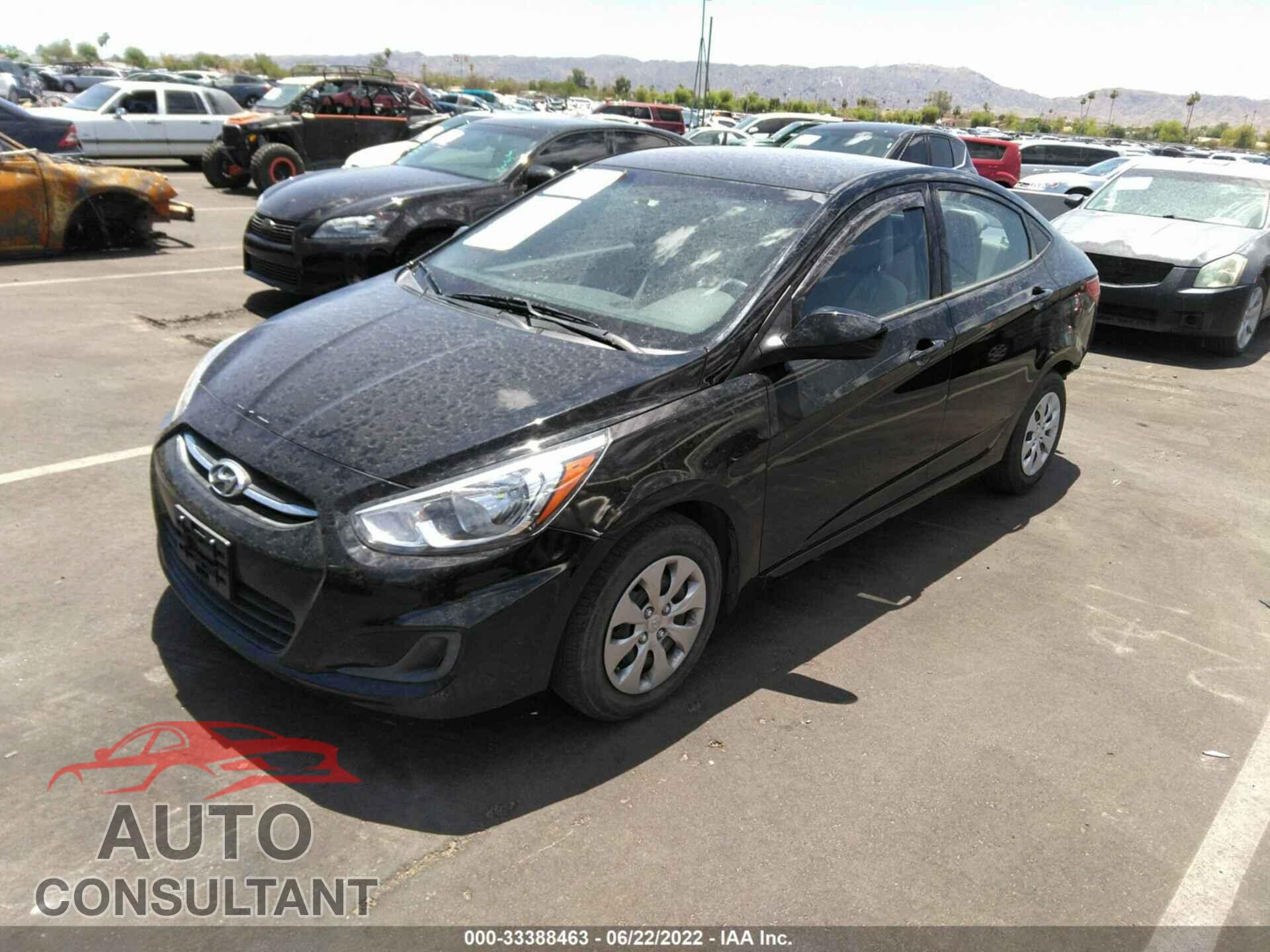 HYUNDAI ACCENT 2016 - KMHCT4AE7GU143340