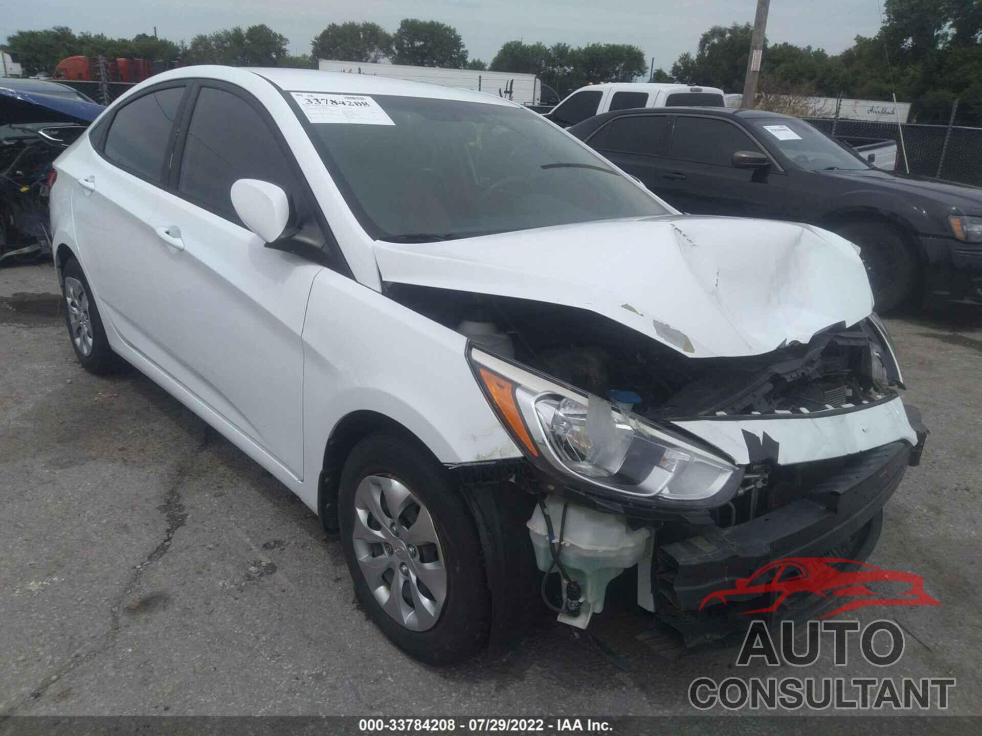 HYUNDAI ACCENT 2016 - KMHCT4AE0GU117369