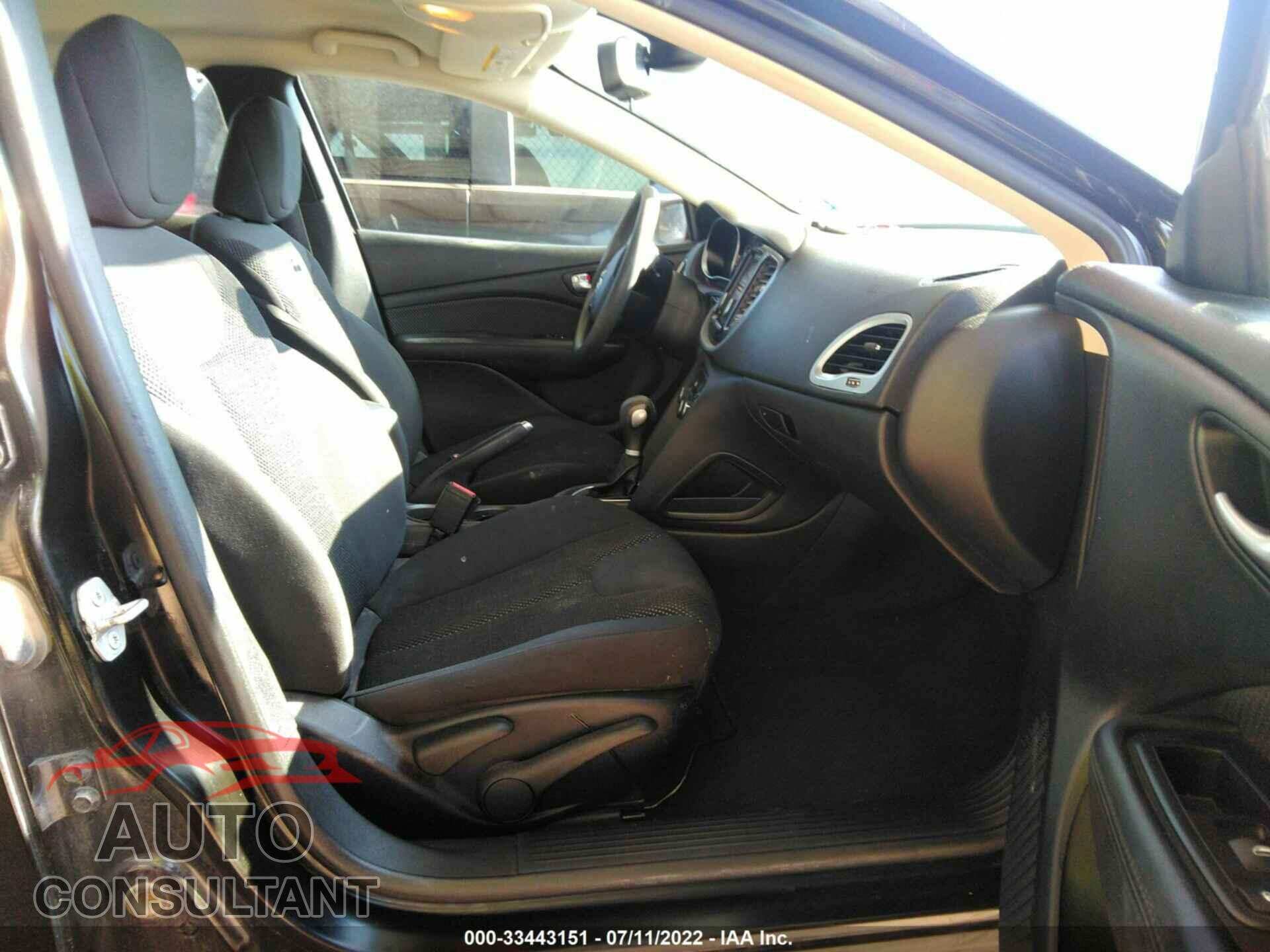 DODGE DART 2016 - 1C3CDFAA8GD531532