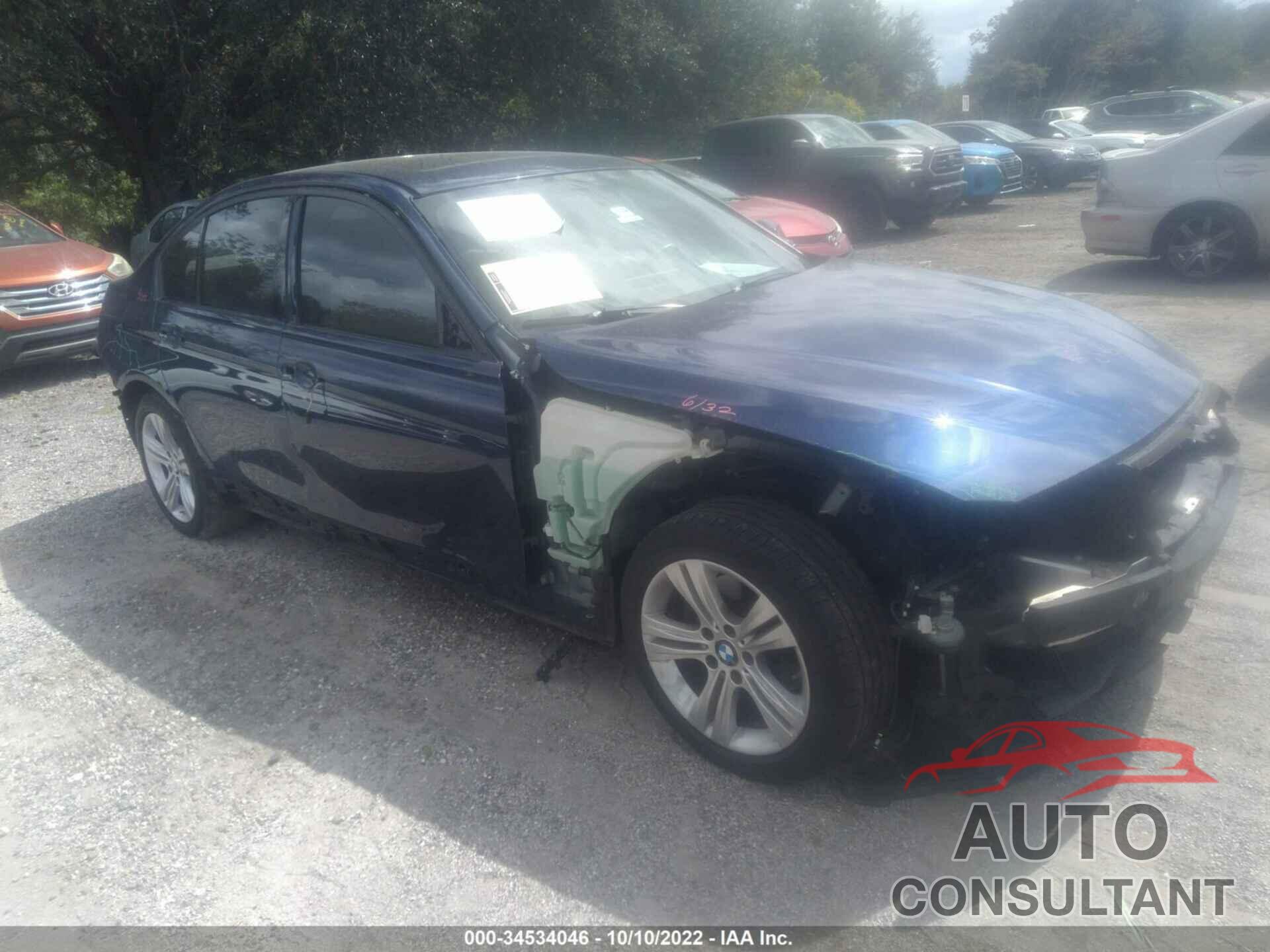 BMW 3 SERIES 2016 - WBA8E9G55GNU29395