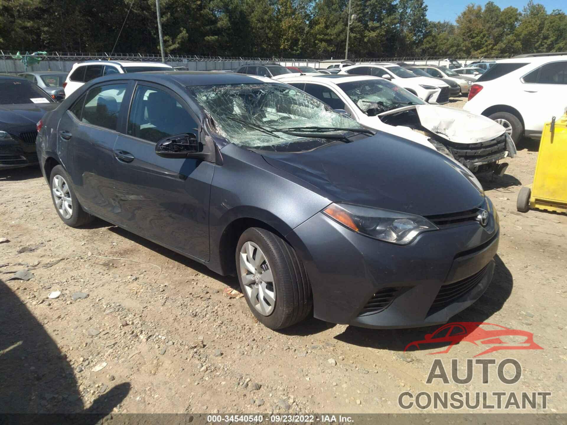 TOYOTA COROLLA 2016 - 2T1BURHE5GC532653