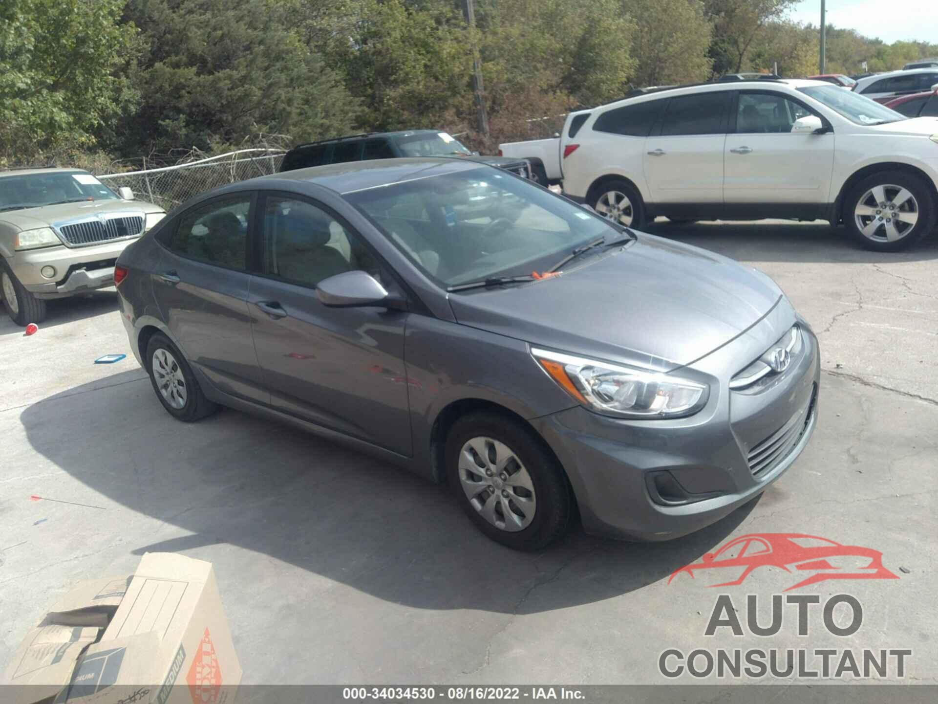 HYUNDAI ACCENT 2017 - KMHCT4AE7HU238756