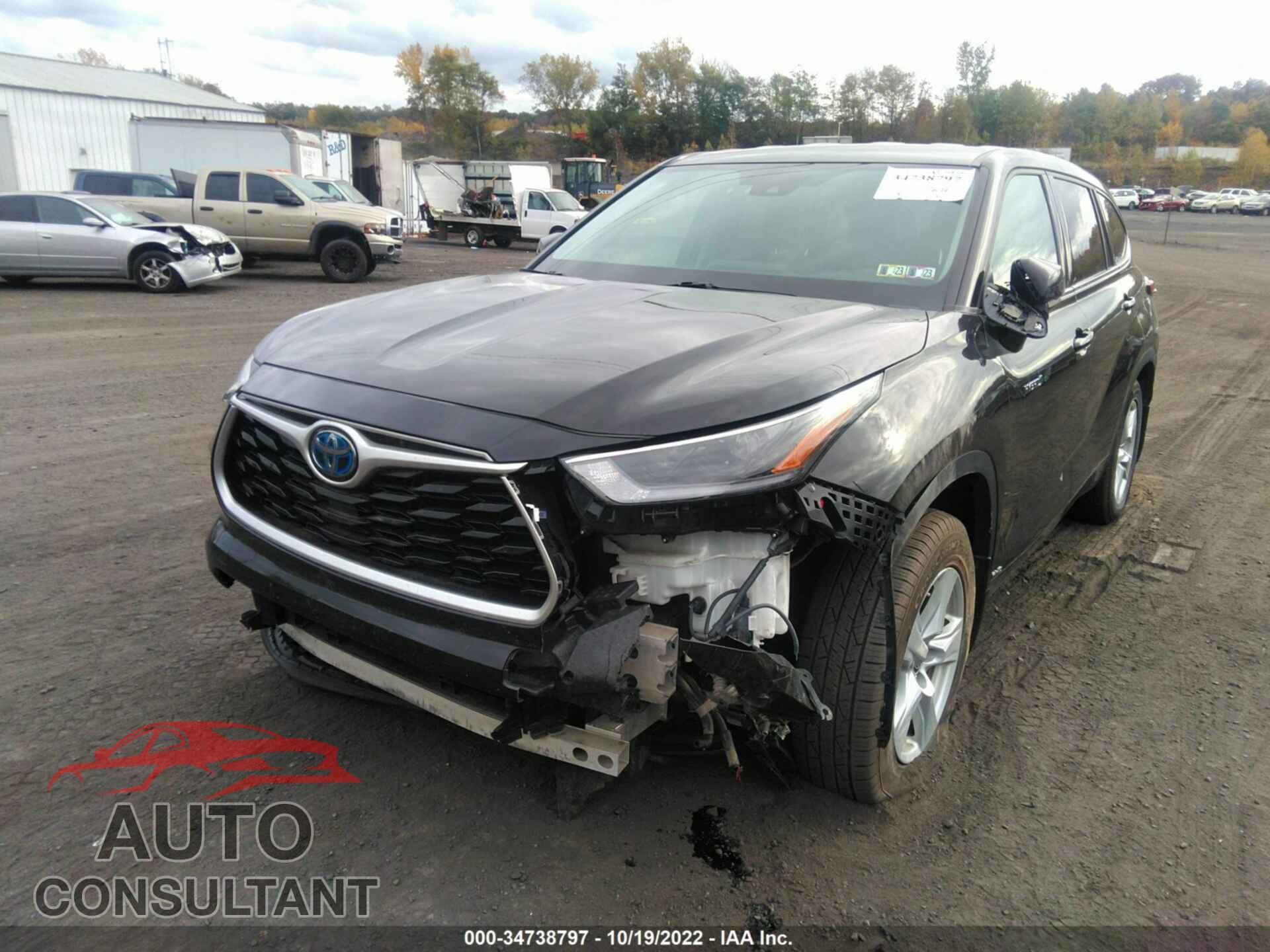 TOYOTA HIGHLANDER 2021 - 5TDBBRCH2MS033092