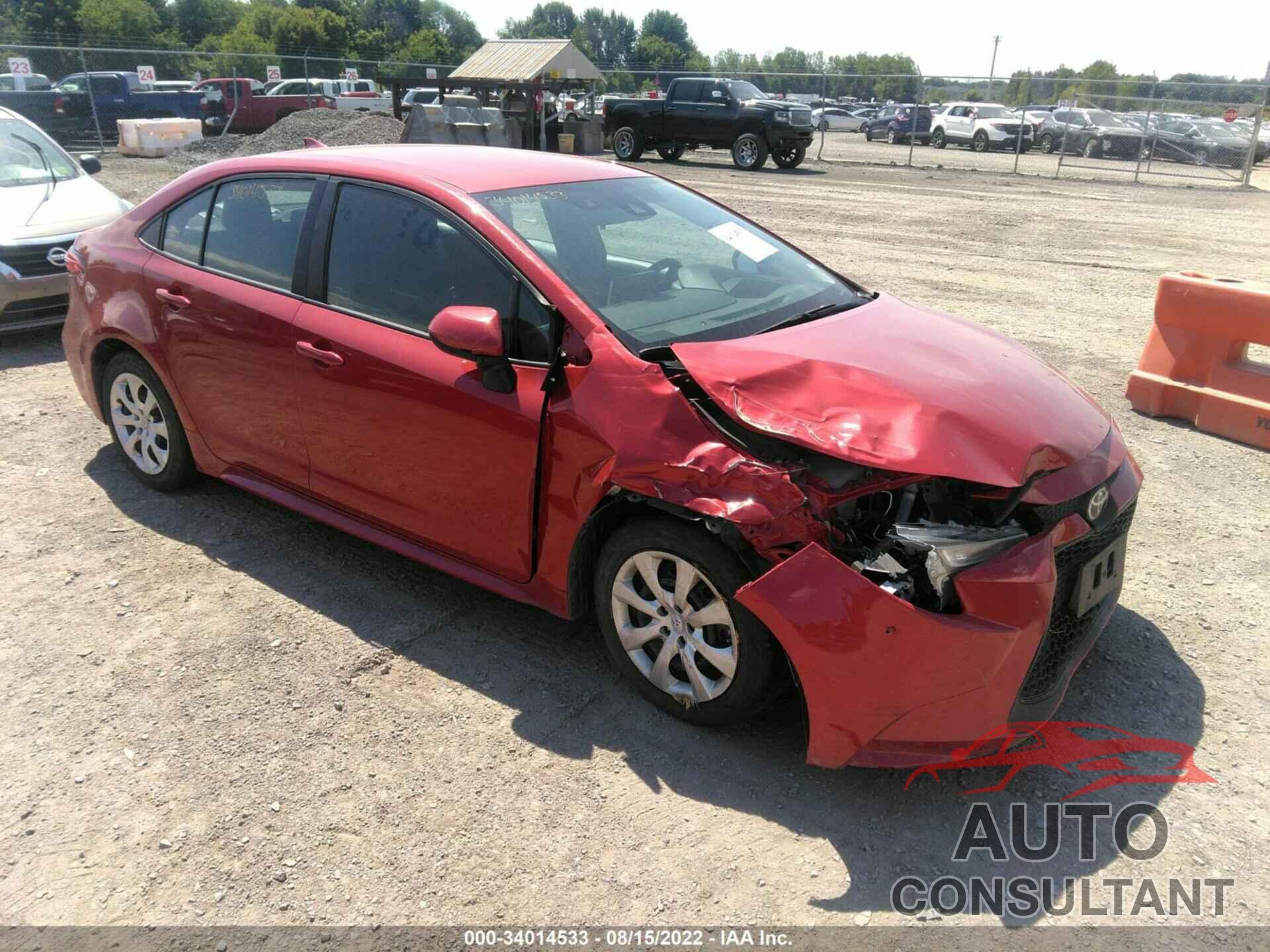 TOYOTA COROLLA 2020 - 5YFEPRAE8LP093313