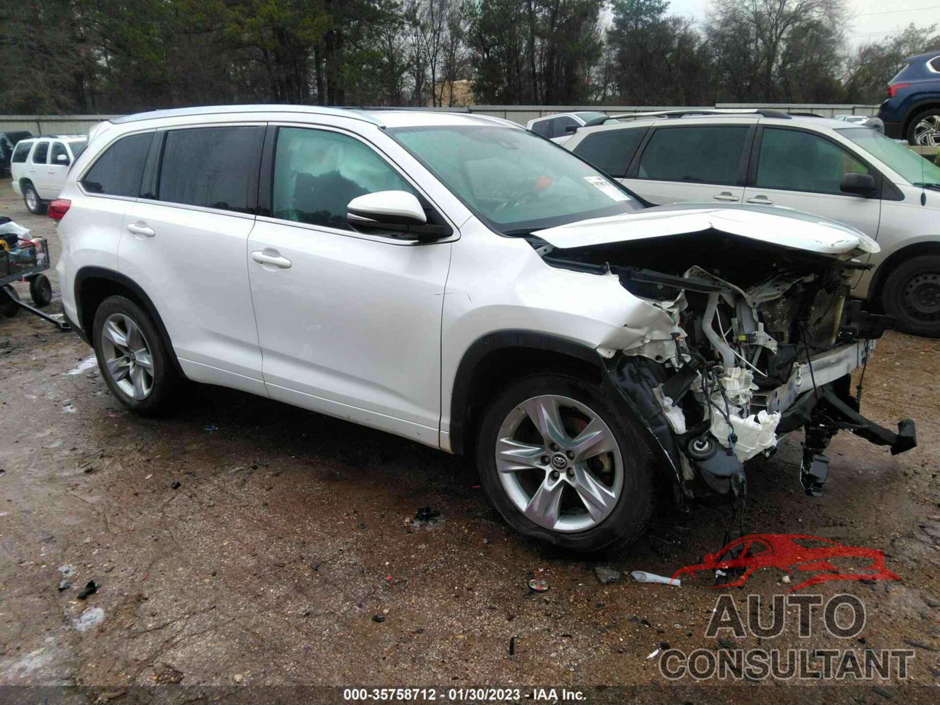 TOYOTA HIGHLANDER 2018 - 5TDYZRFH5JS278854