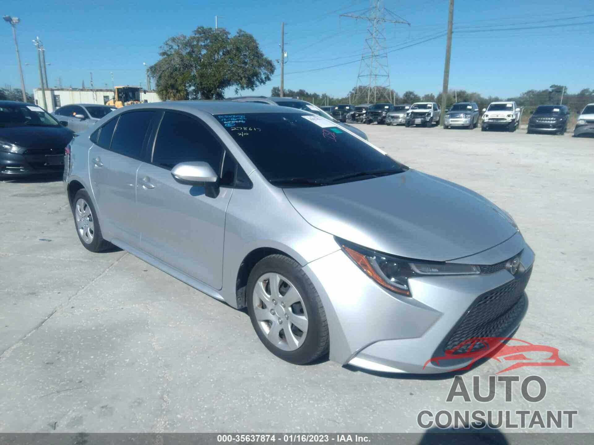 TOYOTA COROLLA 2021 - JTDEPMAE0MJ118391