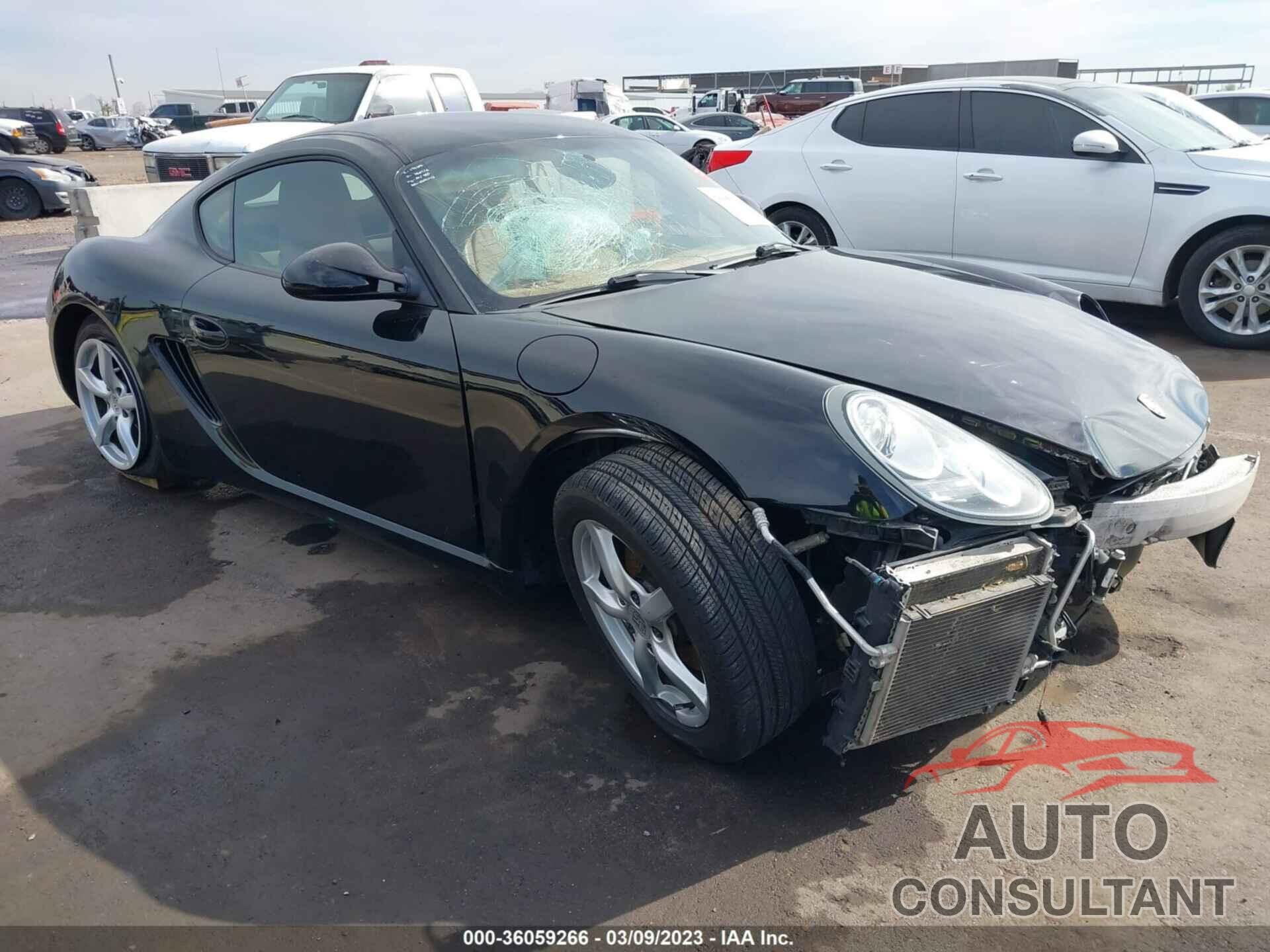 PORSCHE CAYMAN 2012 - WP0AA2A80CS760116